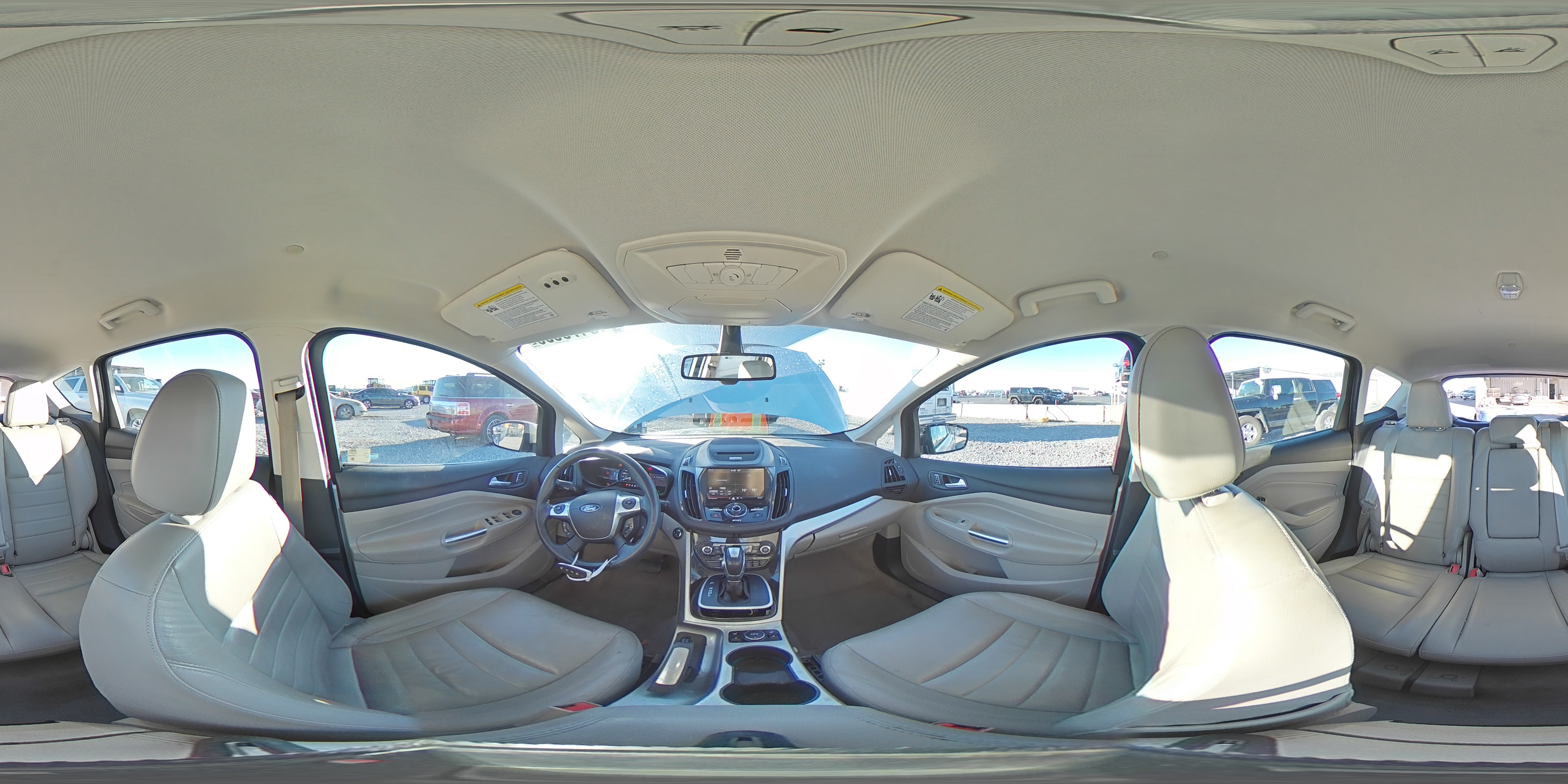 2014 Ford C-max Premium Silver vin: 1FADP5CU0EL521644