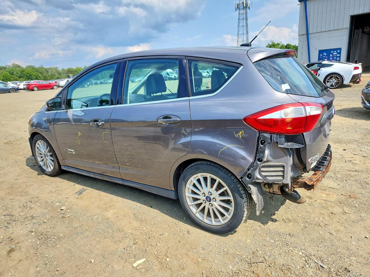2013 Ford C-max Premium Gray vin: 1FADP5CU1DL507542