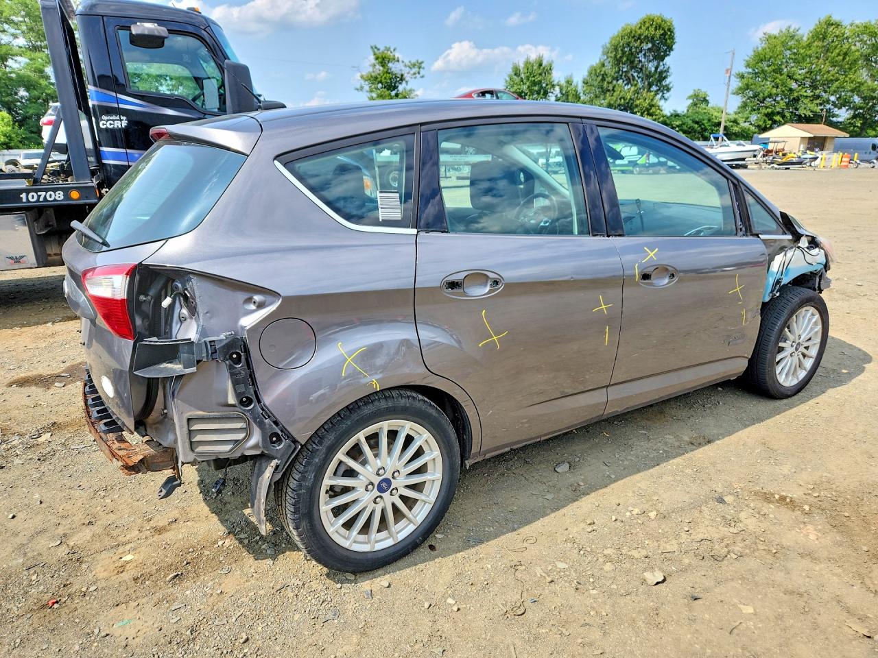 2013 Ford C-max Premium Gray vin: 1FADP5CU1DL507542