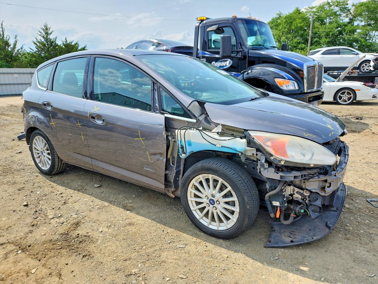 2013 Ford C-max Premium Gray vin: 1FADP5CU1DL507542