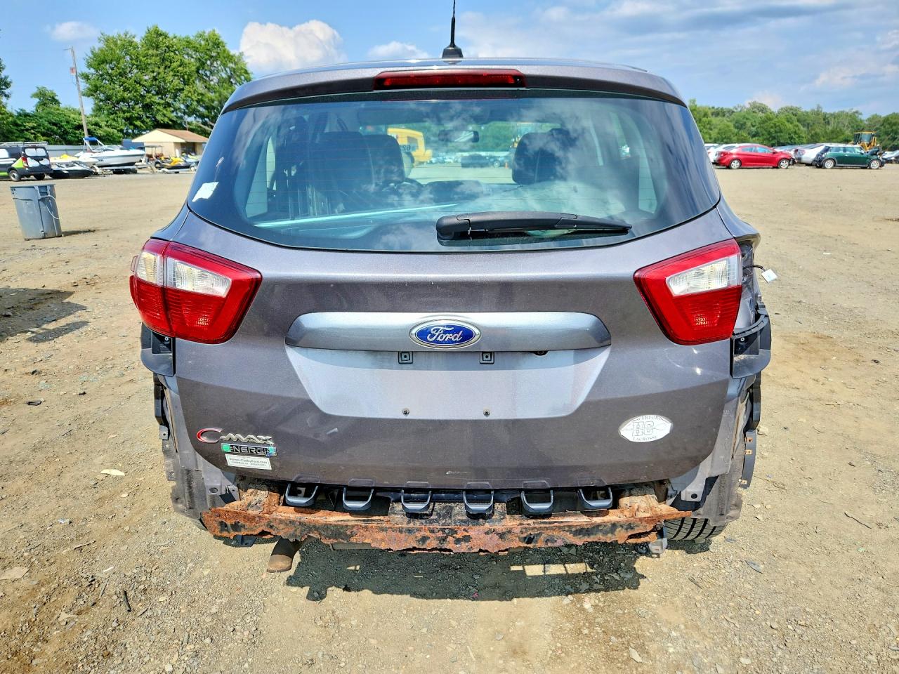 2013 Ford C-max Premium Gray vin: 1FADP5CU1DL507542