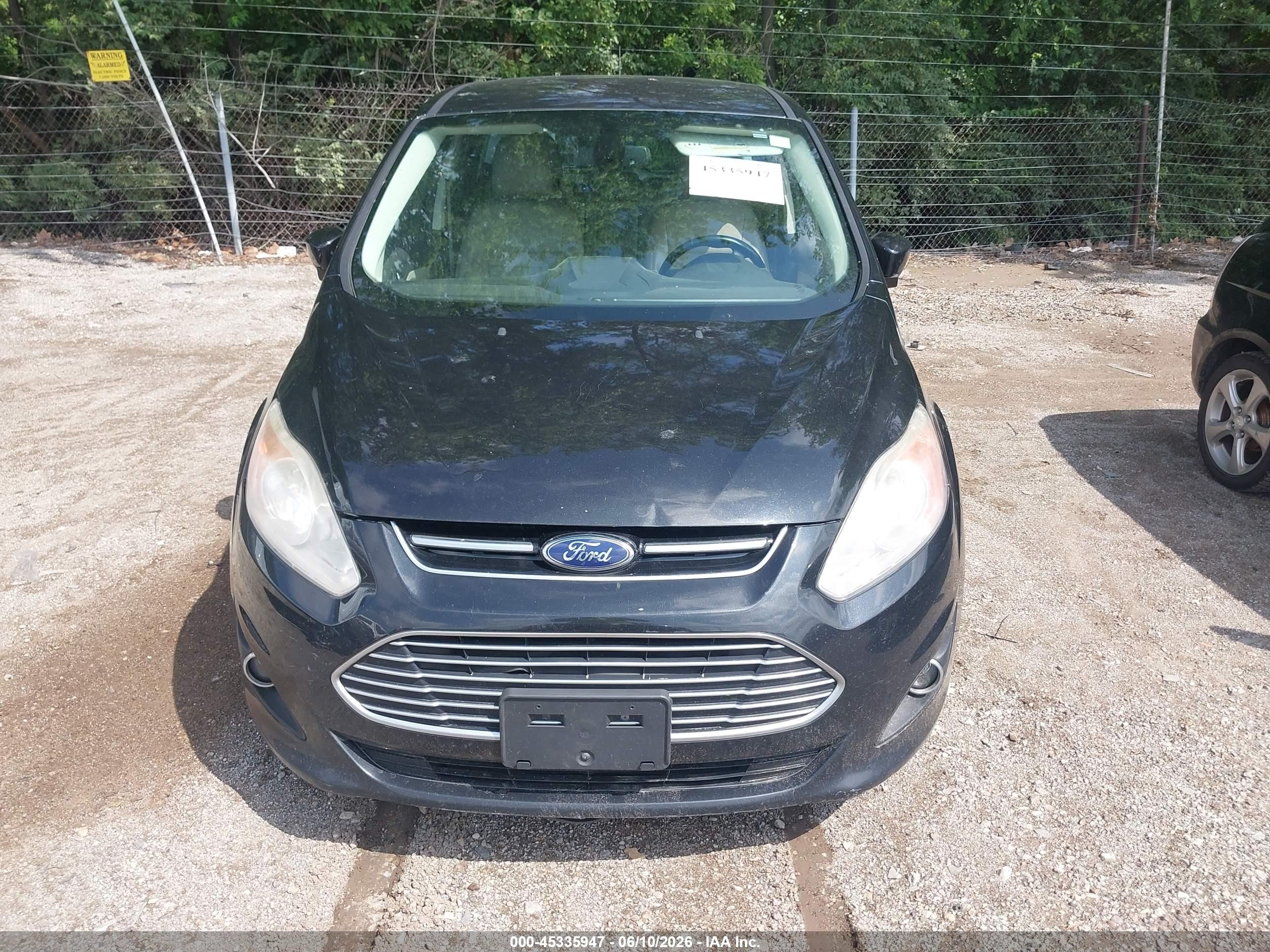 2013 Ford C-max Energi Sel Black vin: 1FADP5CU1DL529394