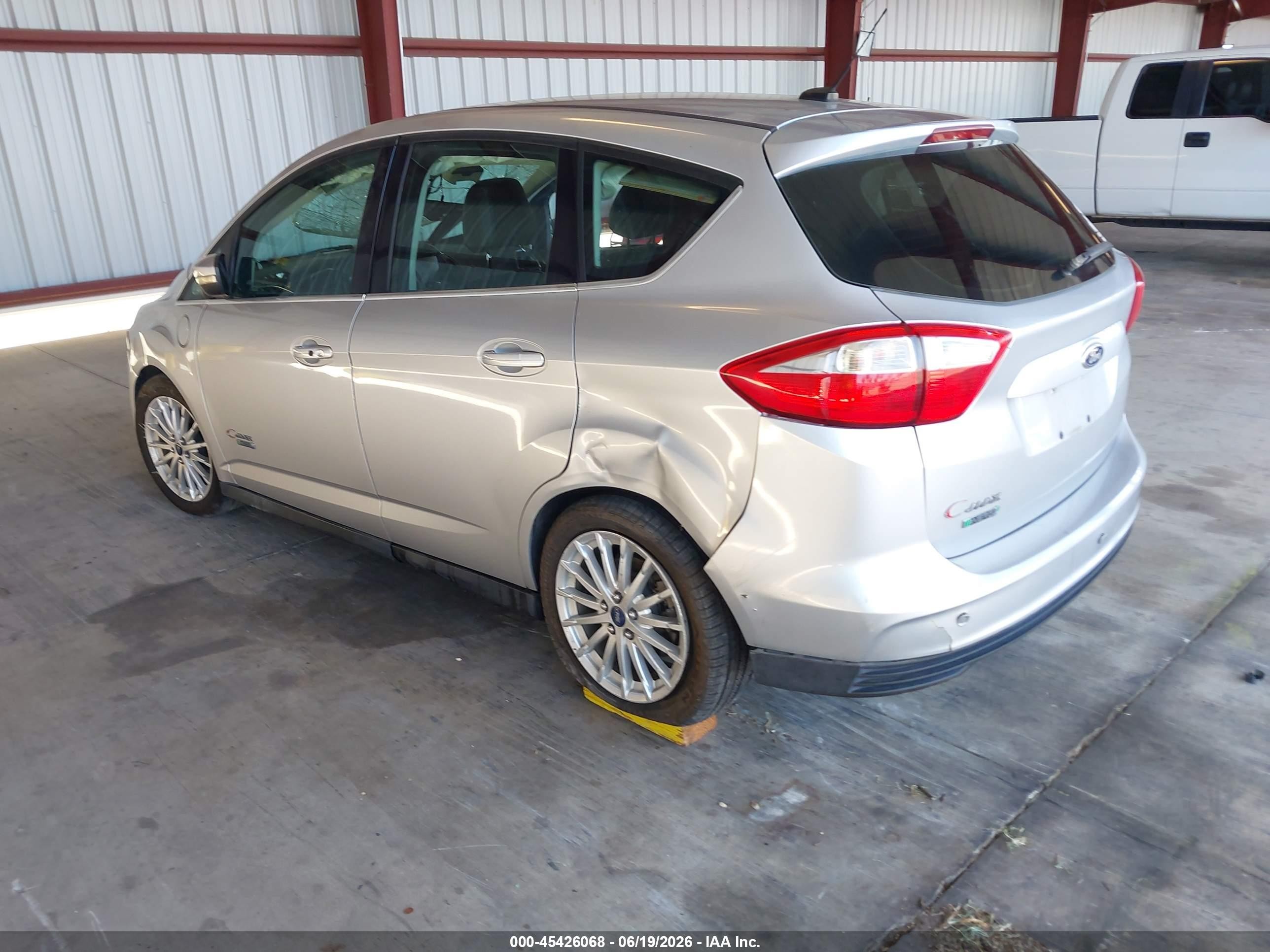 2013 Ford C-max Energi Sel Silver vin: 1FADP5CU1DL533199