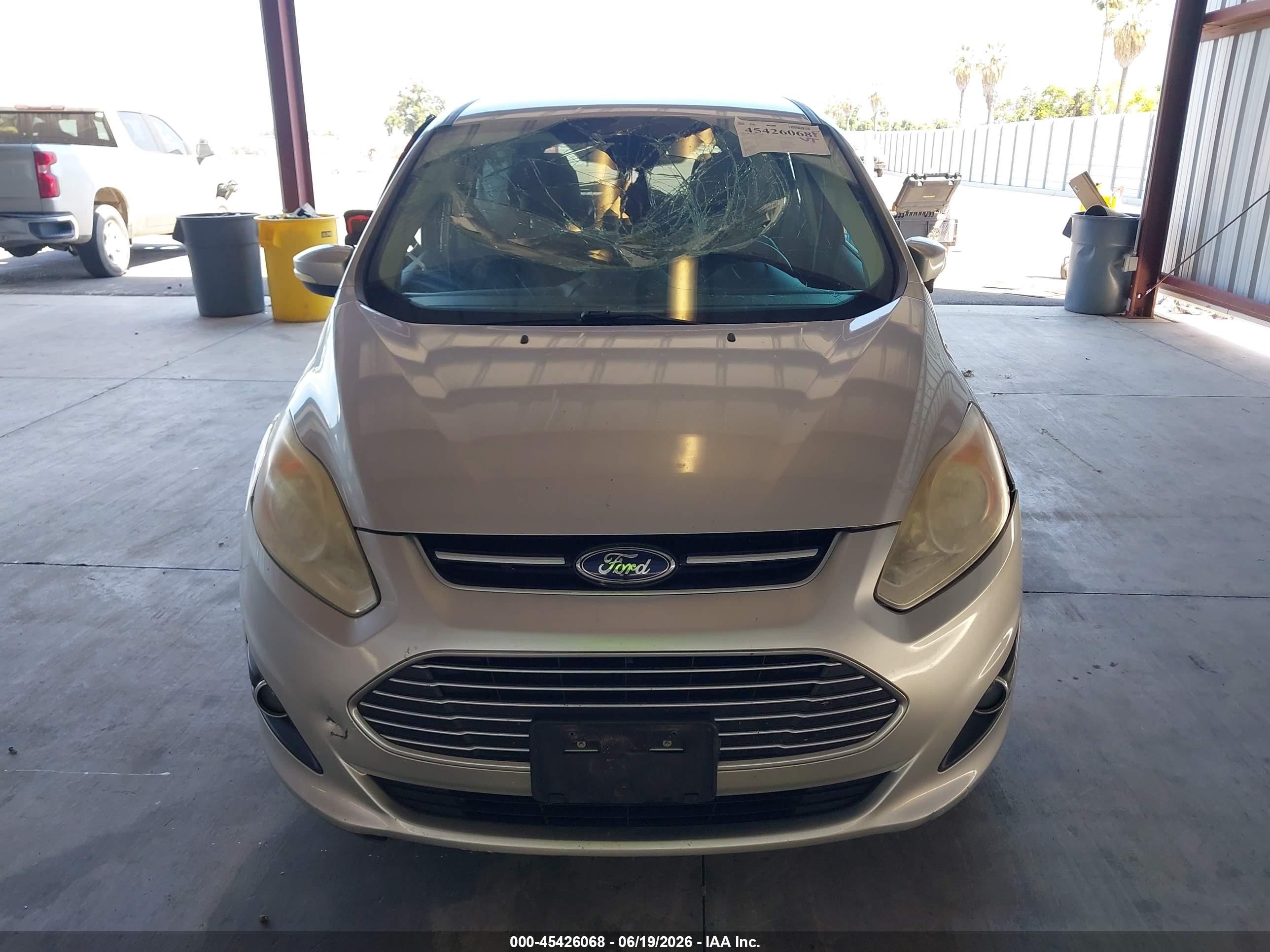 2013 Ford C-max Energi Sel Silver vin: 1FADP5CU1DL533199