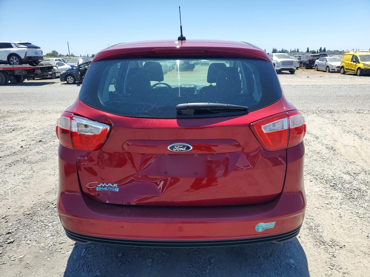 2013 Ford C-max Premium Red vin: 1FADP5CU1DL540055