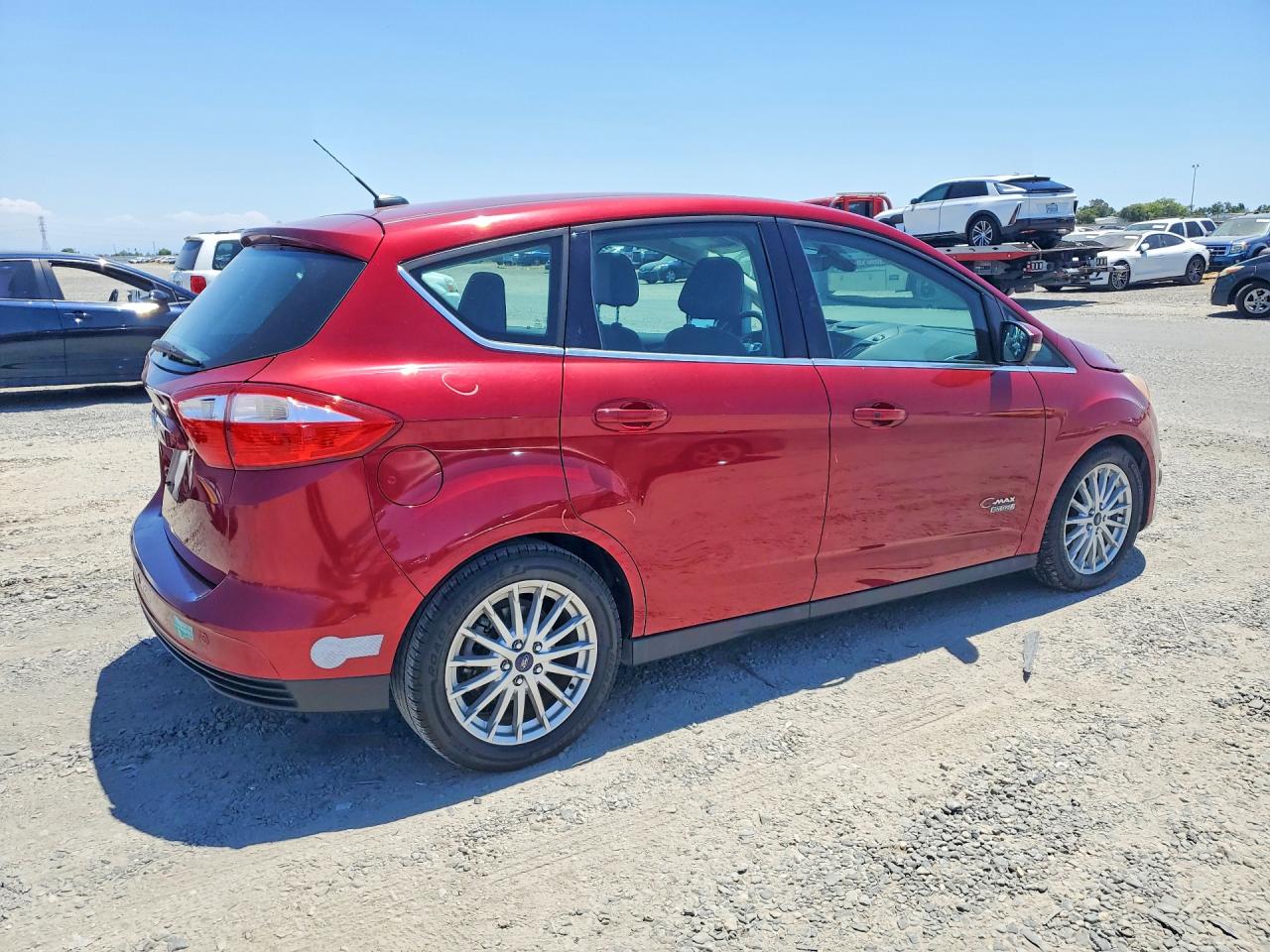 2013 Ford C-max Premium Red vin: 1FADP5CU1DL540055