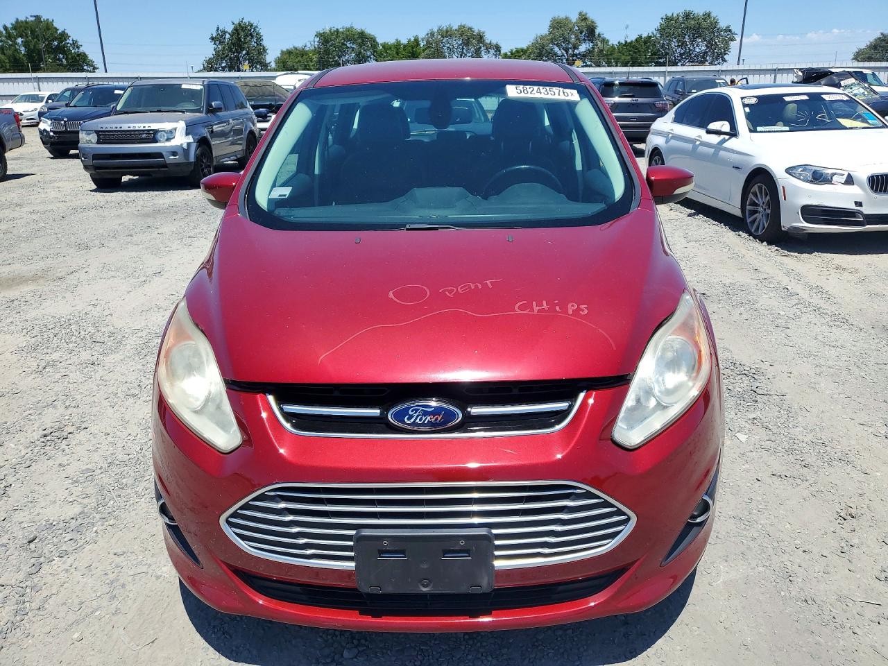 2013 Ford C-max Premium Red vin: 1FADP5CU1DL540055