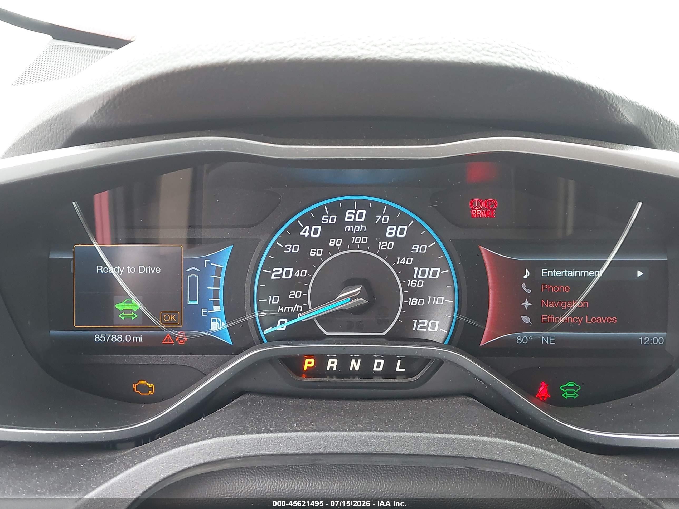 2013 Ford C-max Energi Sel Red vin: 1FADP5CU1DL548978