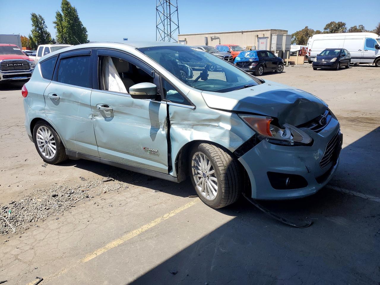 2014 Ford C-max Premium Silver vin: 1FADP5CU1EL515349