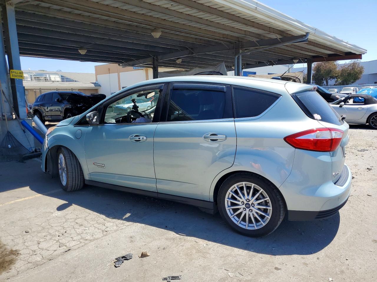 2014 Ford C-max Premium Silver vin: 1FADP5CU1EL515349