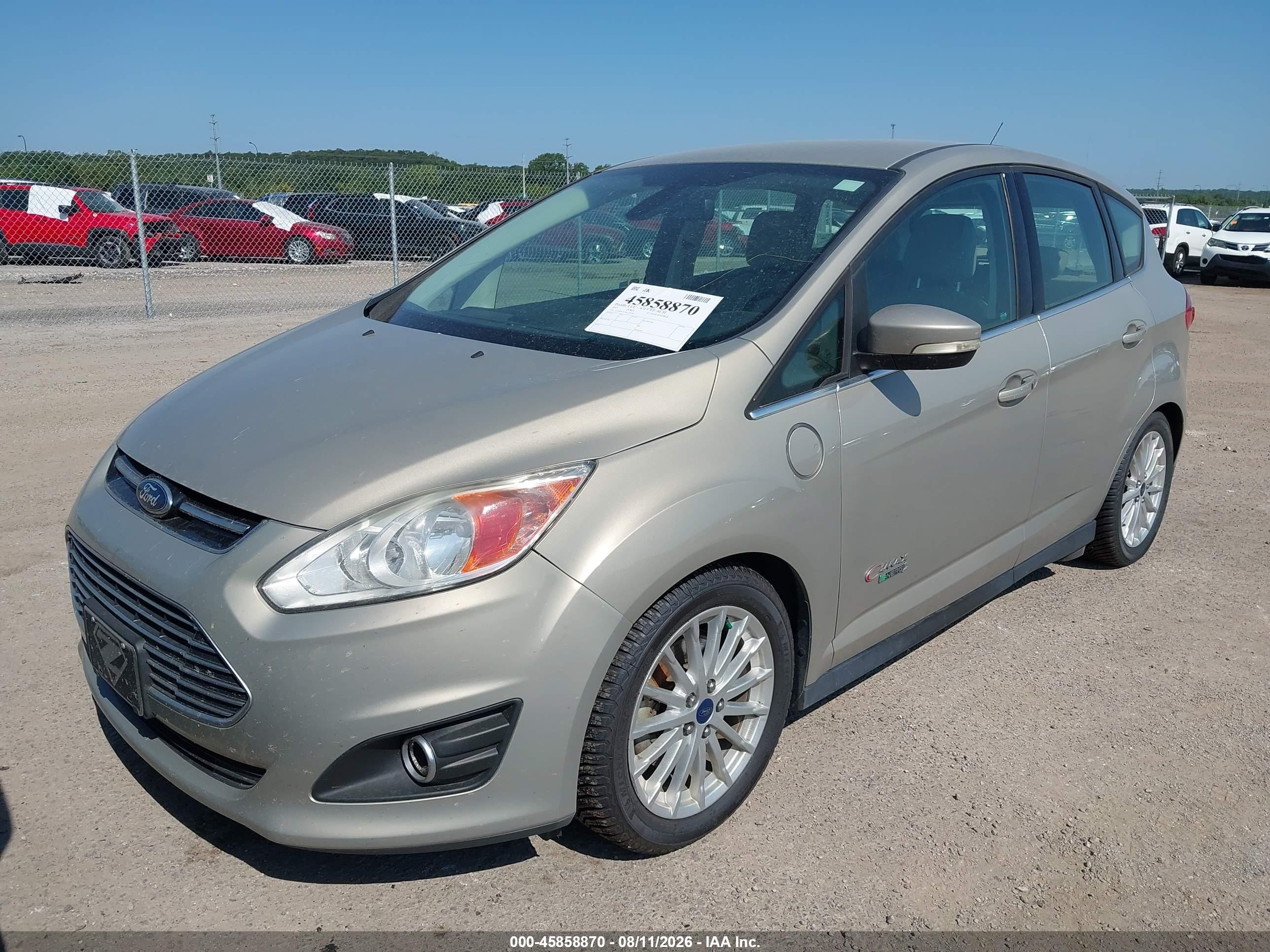 2015 Ford C-max Energi Sel Gold vin: 1FADP5CU1FL118726