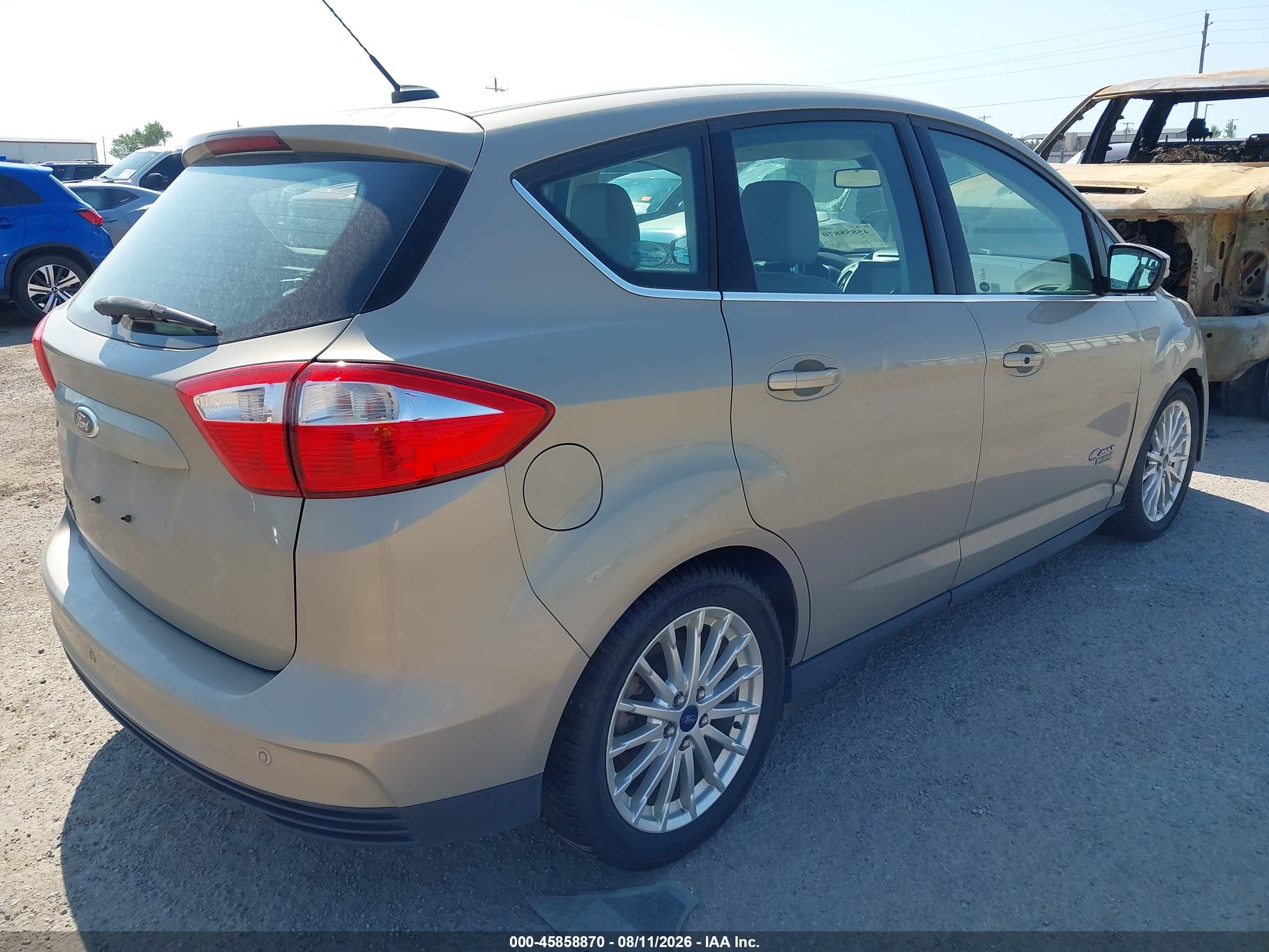 2015 Ford C-max Energi Sel Gold vin: 1FADP5CU1FL118726