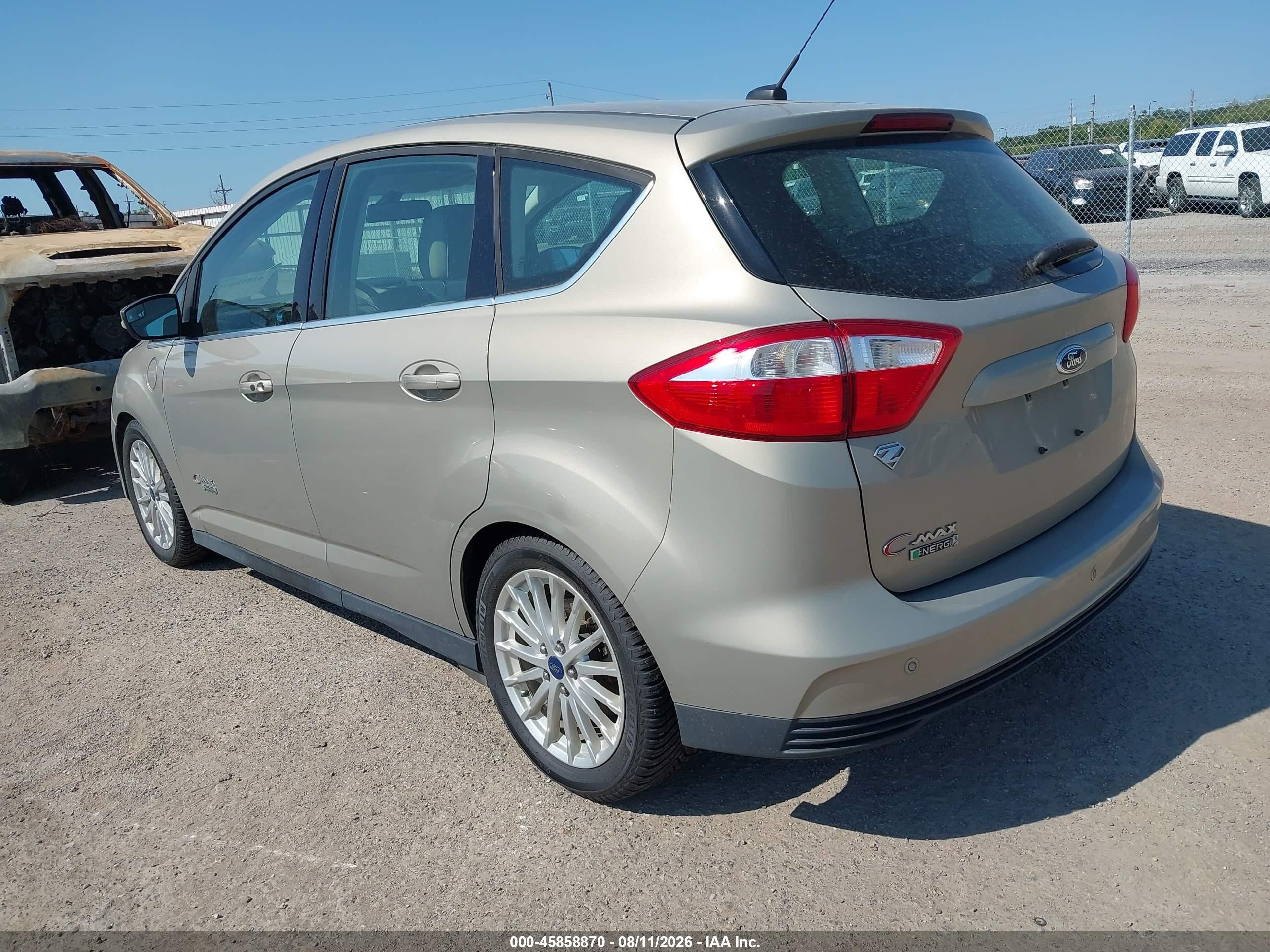 2015 Ford C-max Energi Sel Gold vin: 1FADP5CU1FL118726