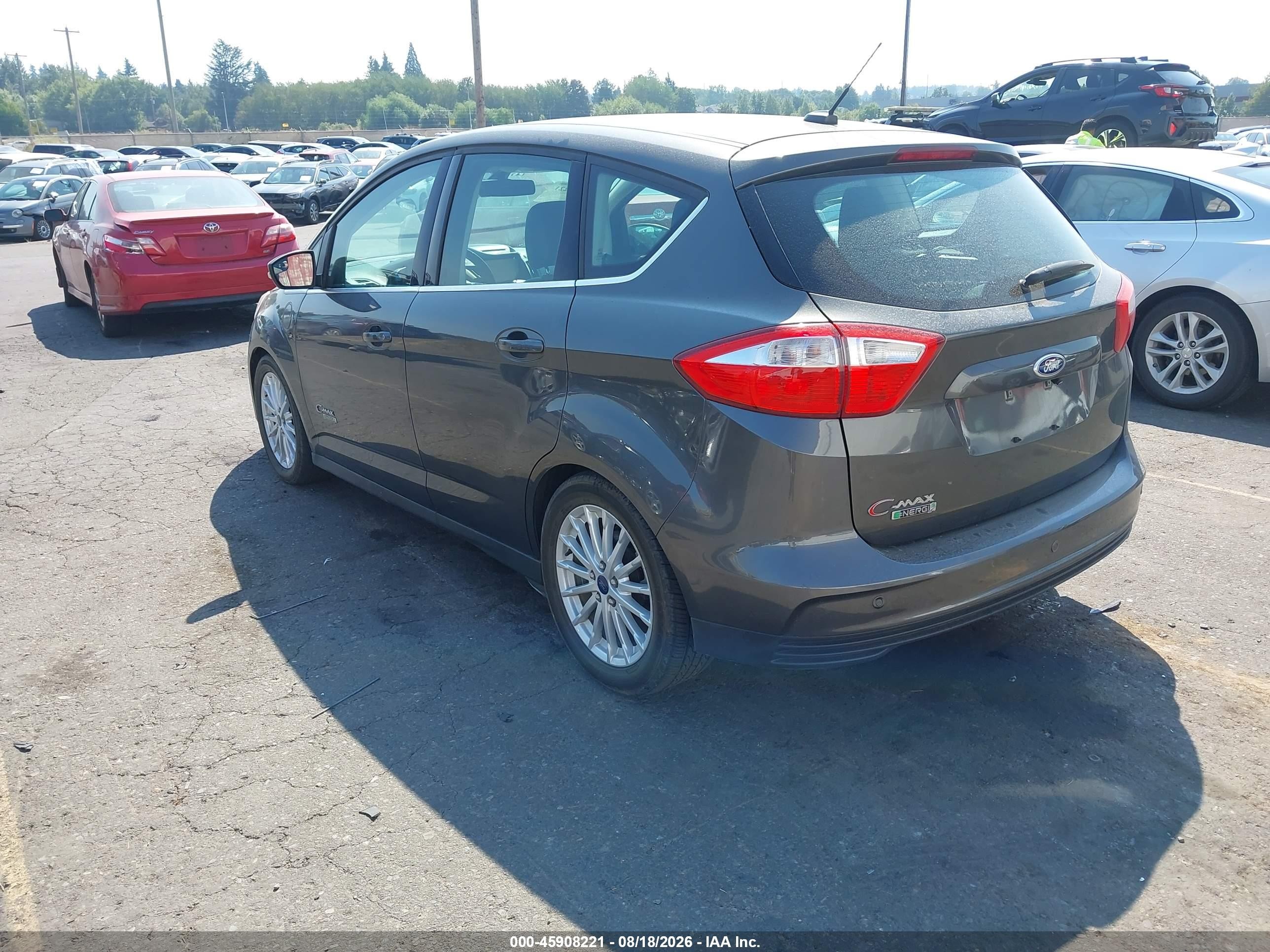 2015 Ford C-max Energi Sel Gray vin: 1FADP5CU1FL121304
