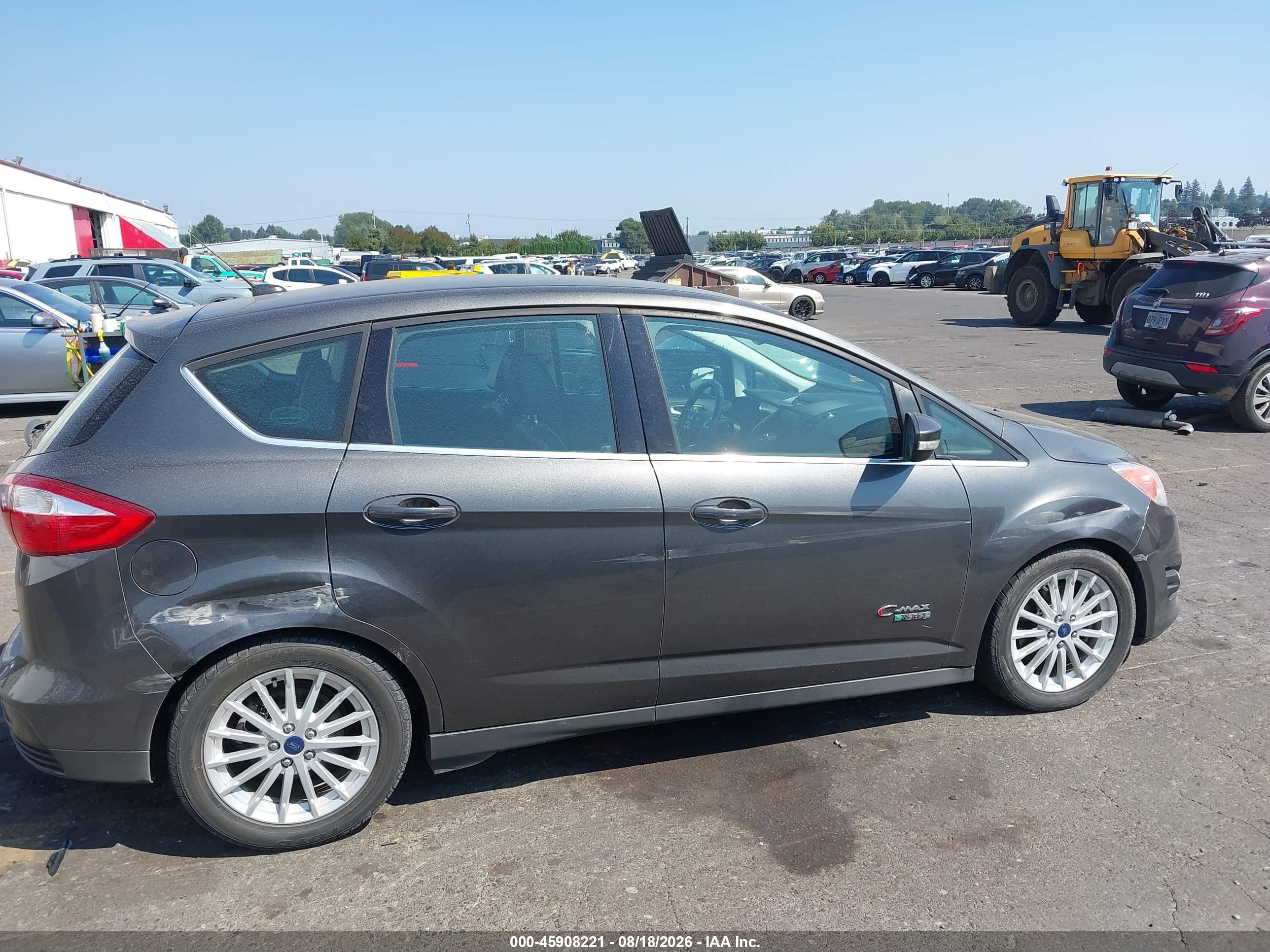 2015 Ford C-max Energi Sel Gray vin: 1FADP5CU1FL121304
