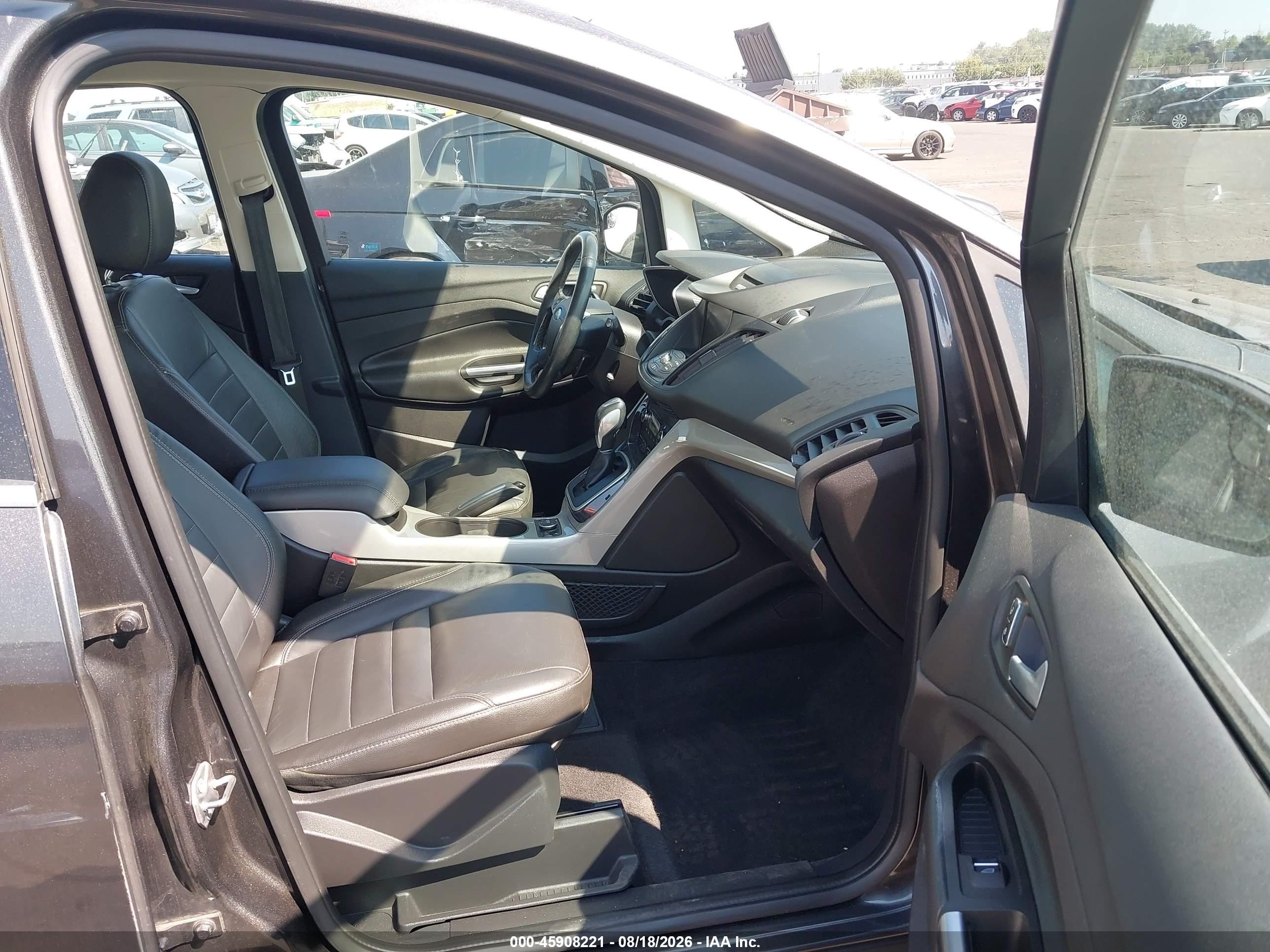 2015 Ford C-max Energi Sel Gray vin: 1FADP5CU1FL121304
