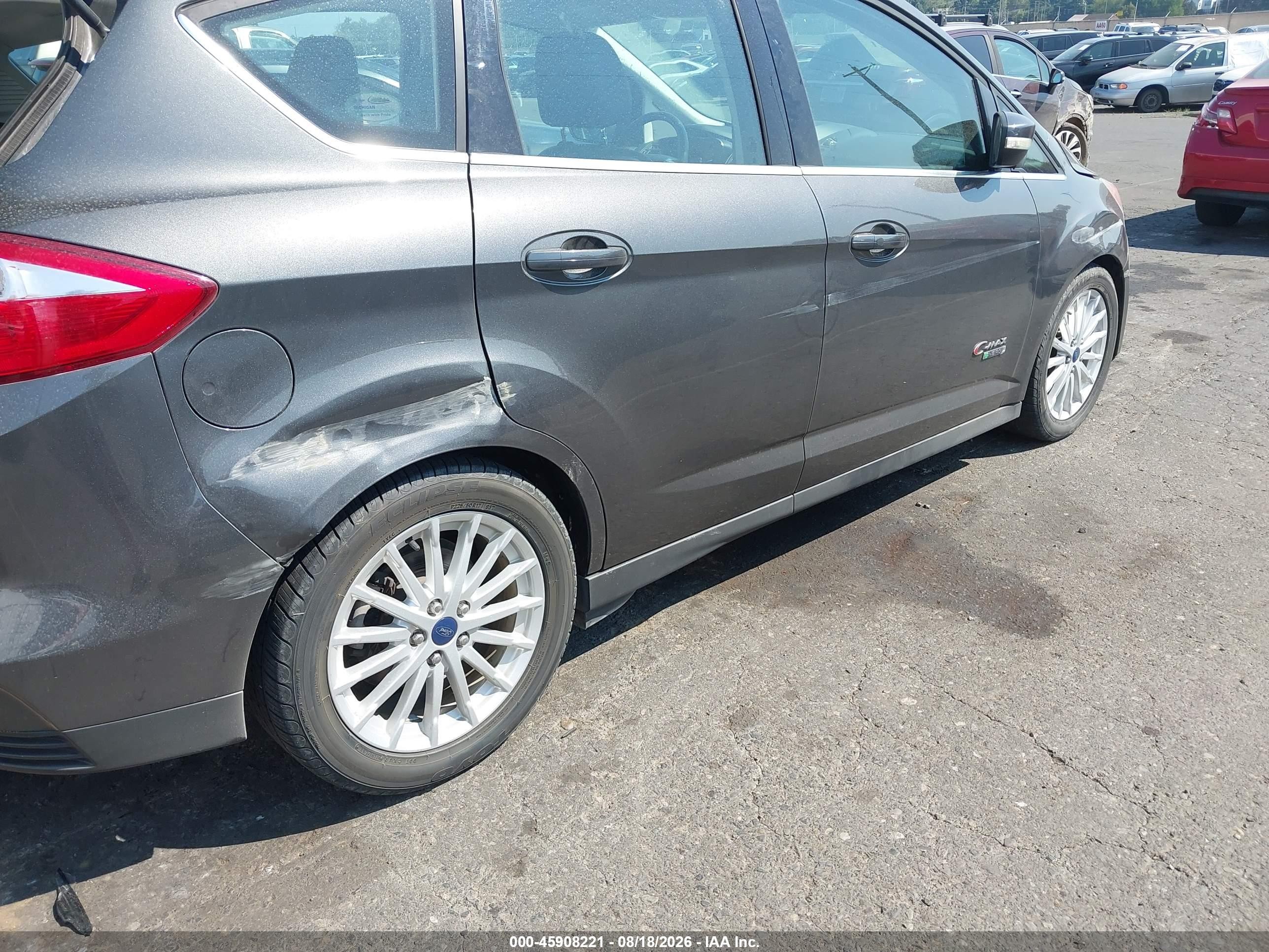 2015 Ford C-max Energi Sel Gray vin: 1FADP5CU1FL121304