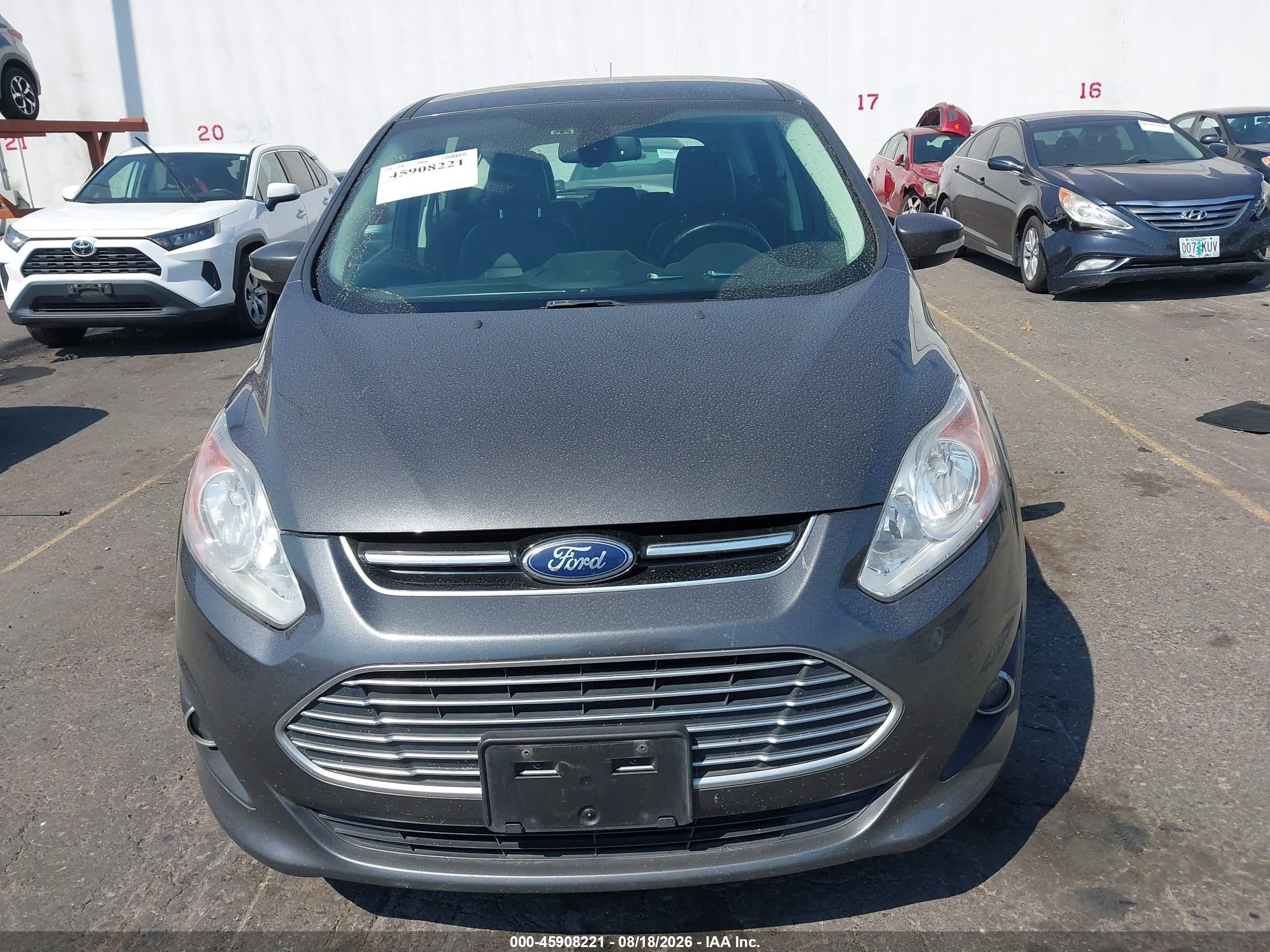 2015 Ford C-max Energi Sel Gray vin: 1FADP5CU1FL121304