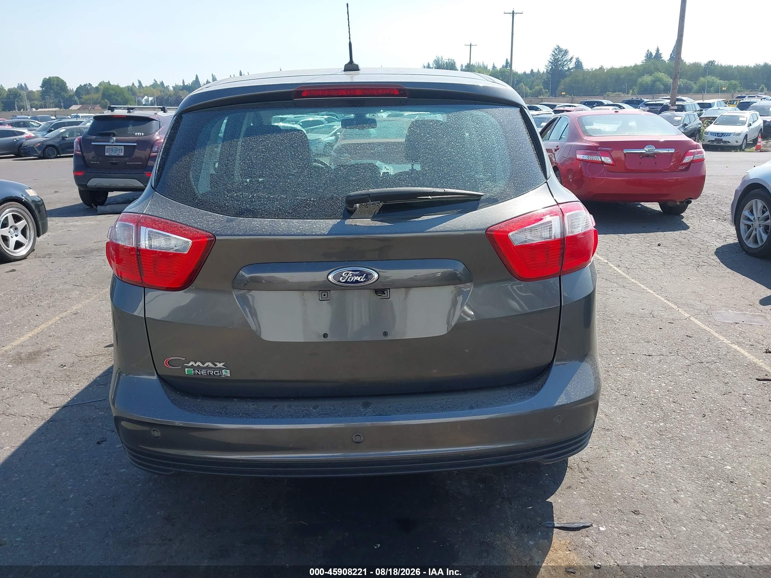 2015 Ford C-max Energi Sel Gray vin: 1FADP5CU1FL121304