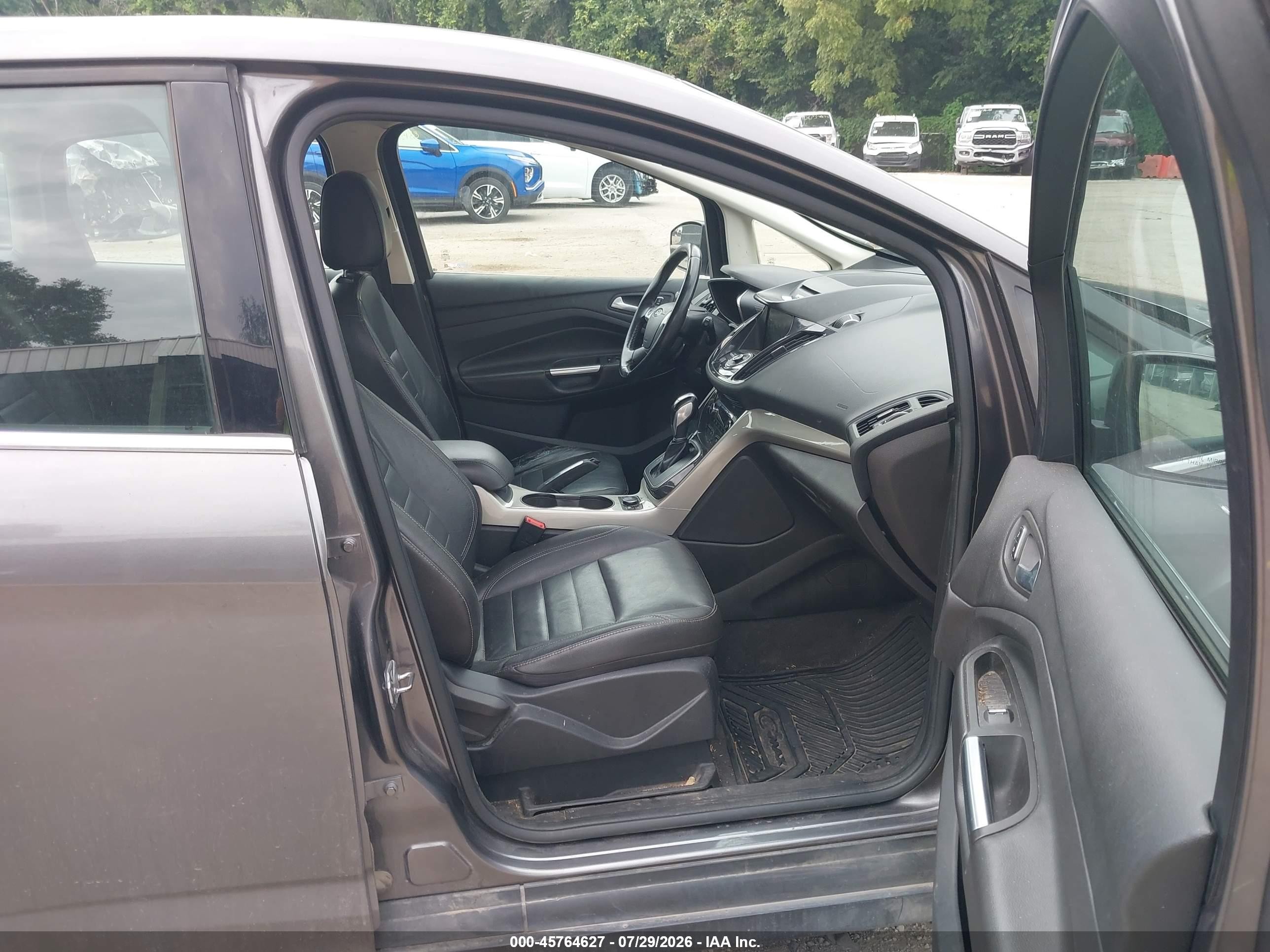 2014 Ford C-max Energi Sel Gray vin: 1FADP5CU2EL503694
