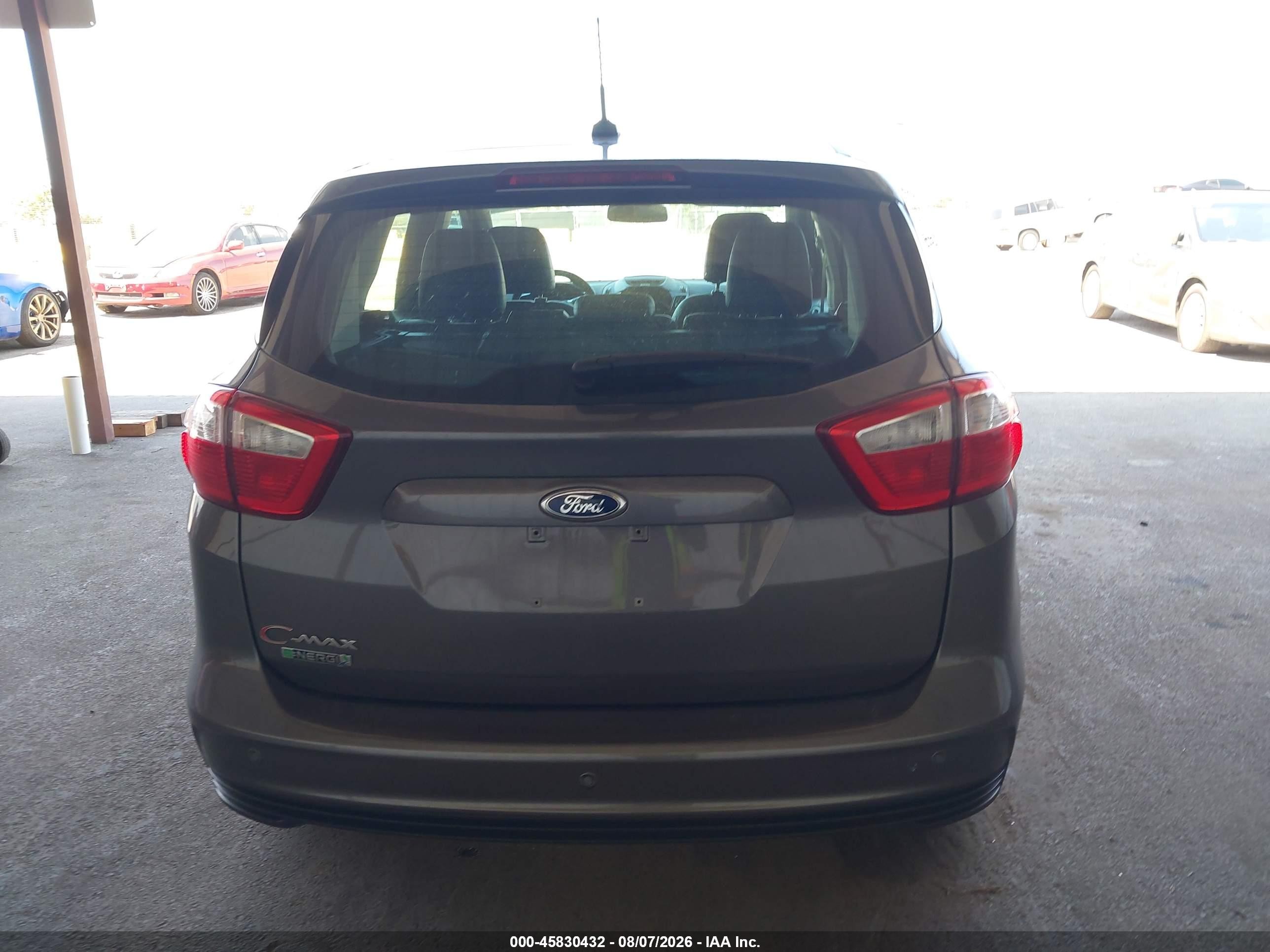 2014 Ford C-max Energi Sel Gray vin: 1FADP5CU2EL508524