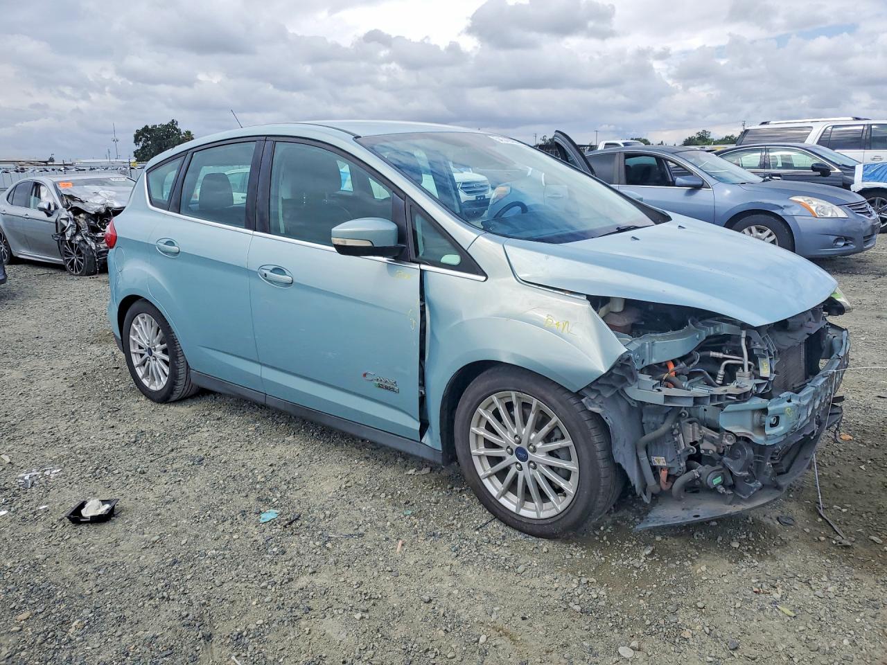 2014 Ford C-max Turquoise vin: 1FADP5CU2EL511178