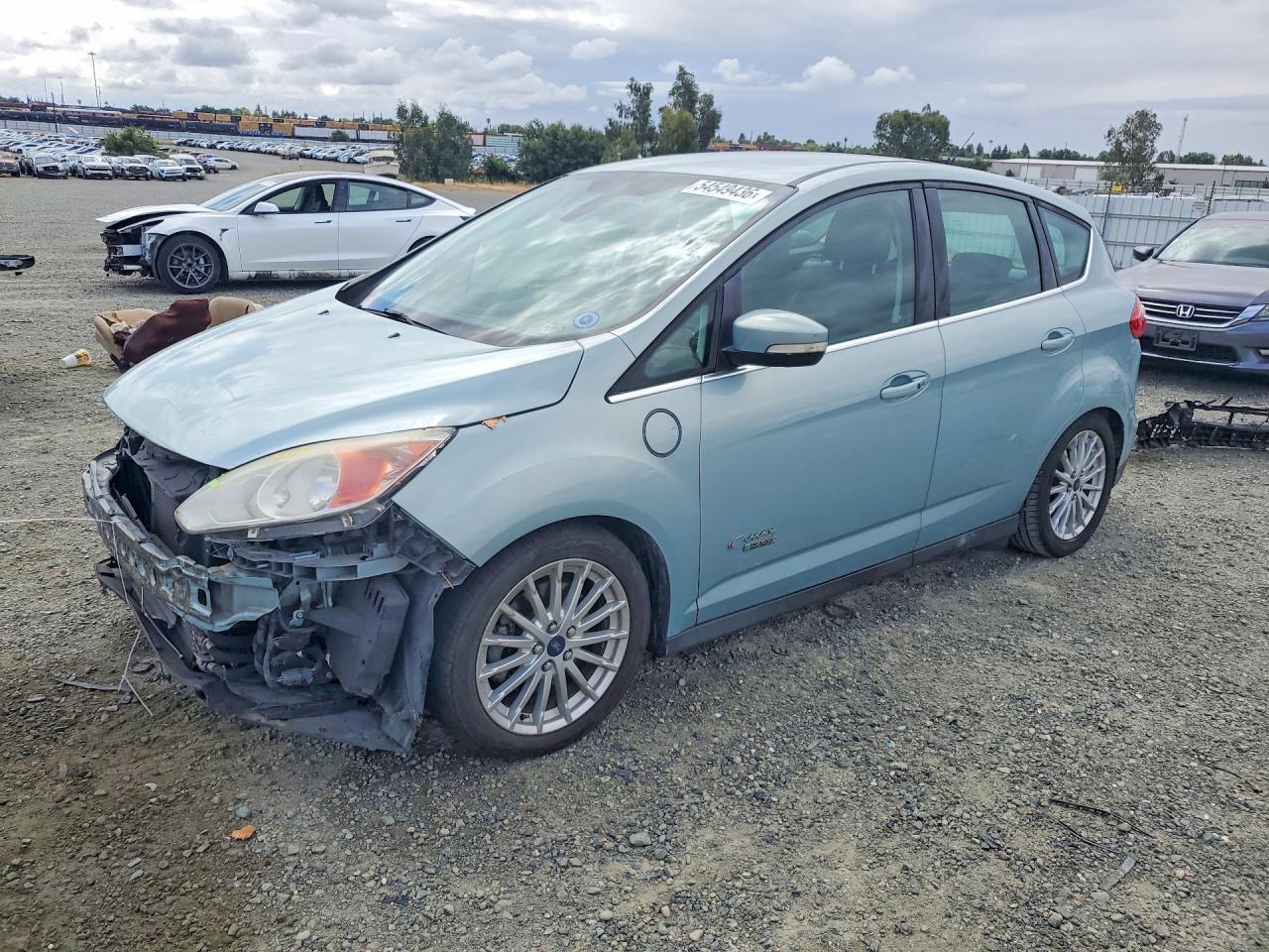 2014 Ford C-max Turquoise vin: 1FADP5CU2EL511178
