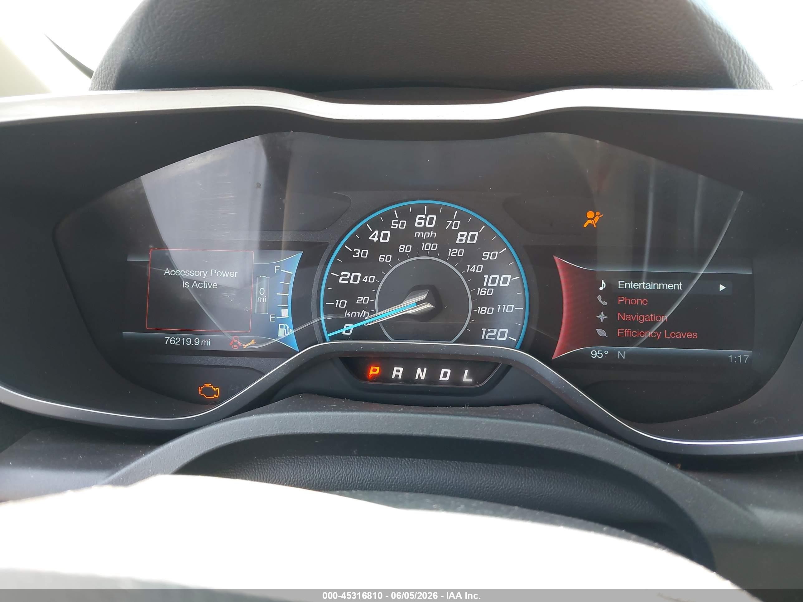 2014 Ford C-max Energi Sel Light Blue vin: 1FADP5CU2EL511665