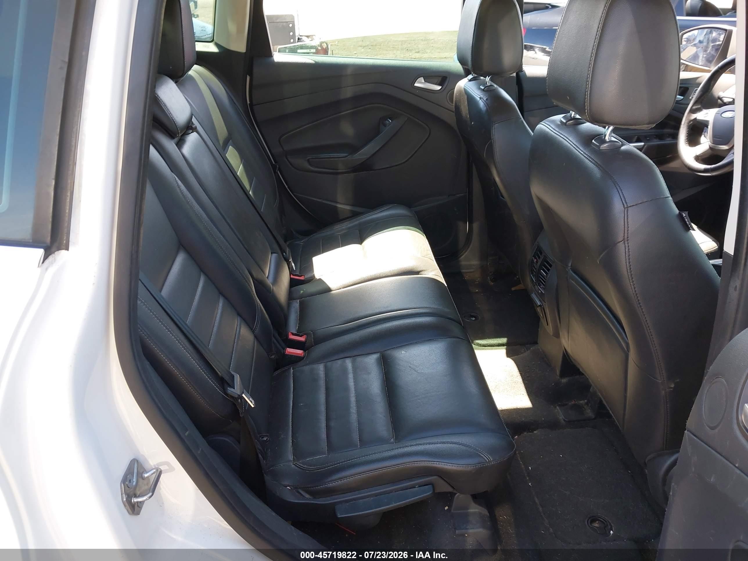 2014 Ford C-max Energi Sel Белый vin: 1FADP5CU2EL512282