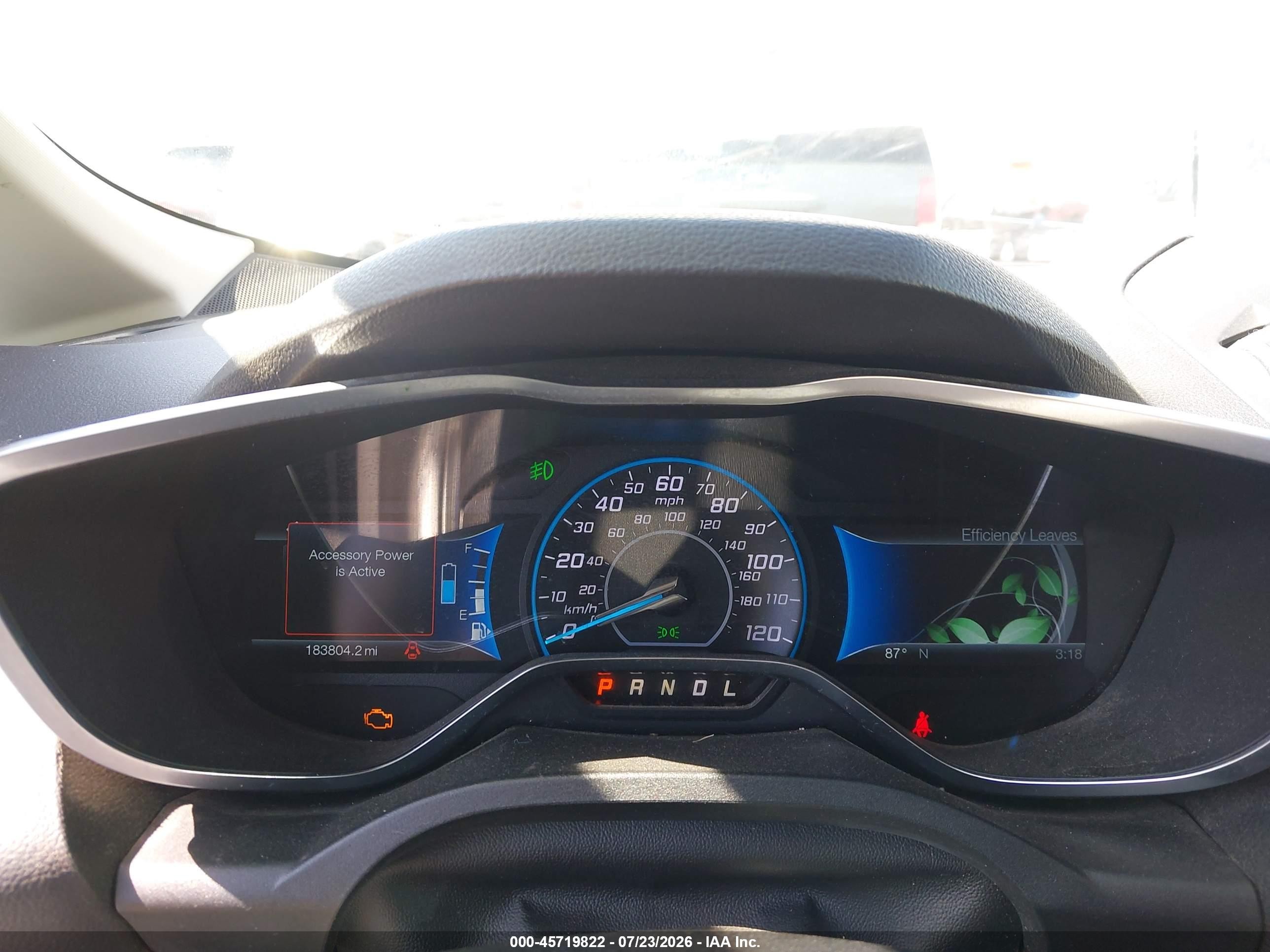 2014 Ford C-max Energi Sel Белый vin: 1FADP5CU2EL512282