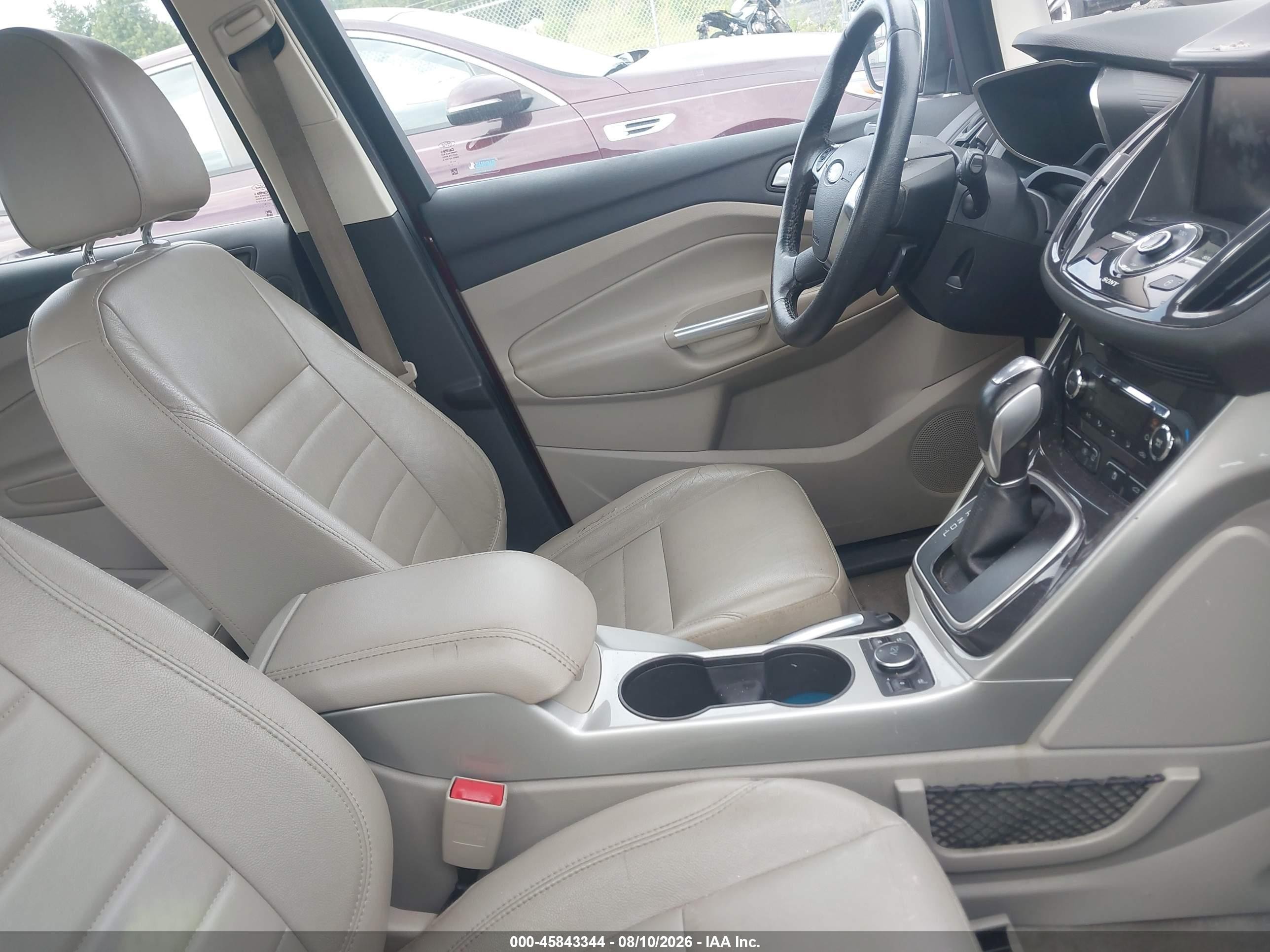 2014 Ford C-max Energi Sel Red vin: 1FADP5CU2EL520771