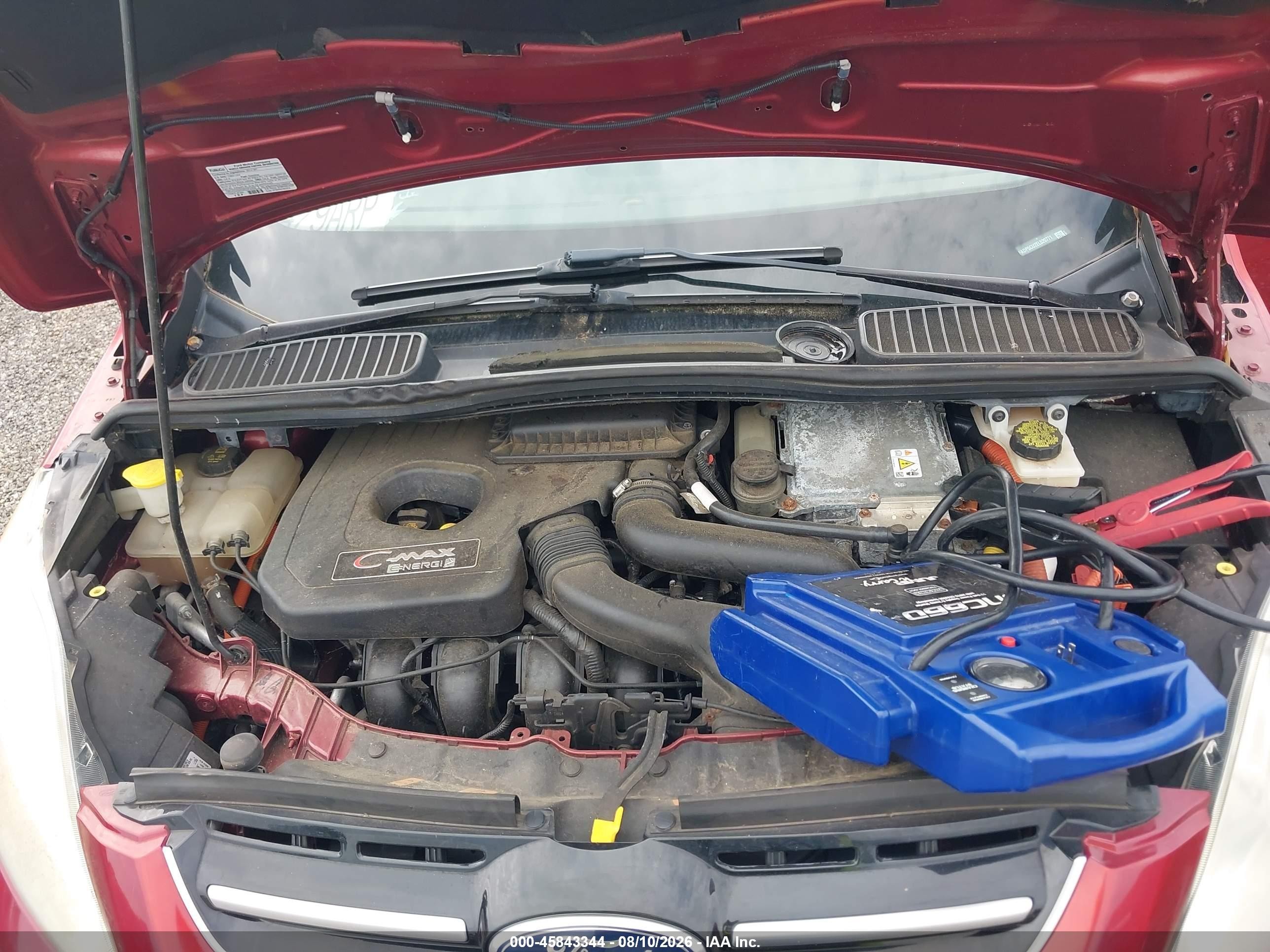 2014 Ford C-max Energi Sel Red vin: 1FADP5CU2EL520771