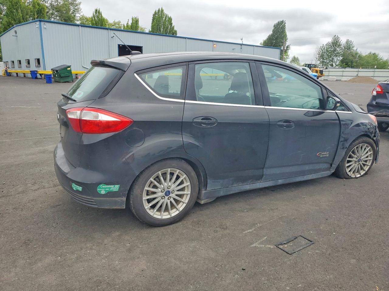 2015 Ford C-max Premium Sel Black vin: 1FADP5CU2FL100252