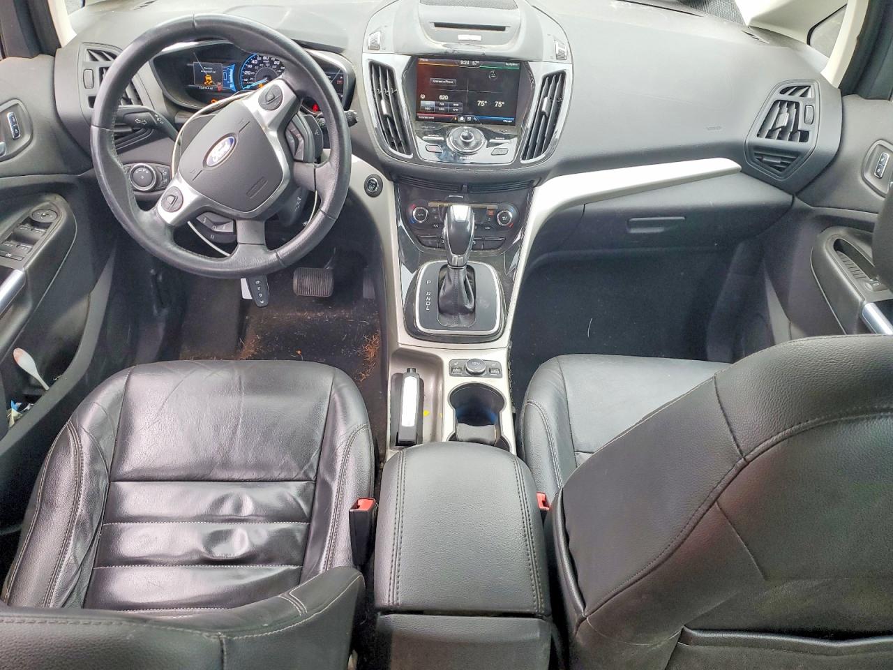 2015 Ford C-max Premium Sel Black vin: 1FADP5CU2FL100252