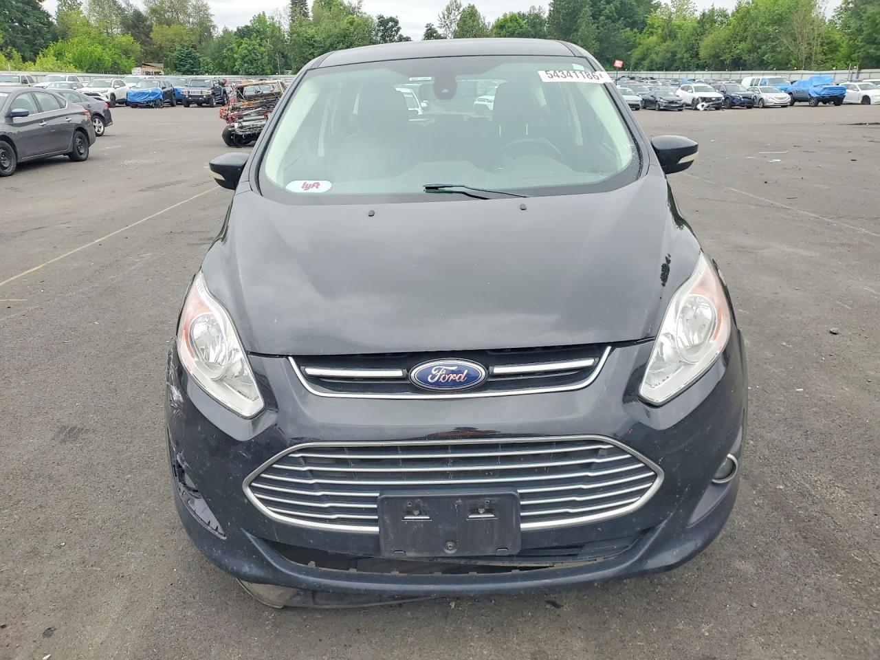 2015 Ford C-max Premium Sel Black vin: 1FADP5CU2FL100252