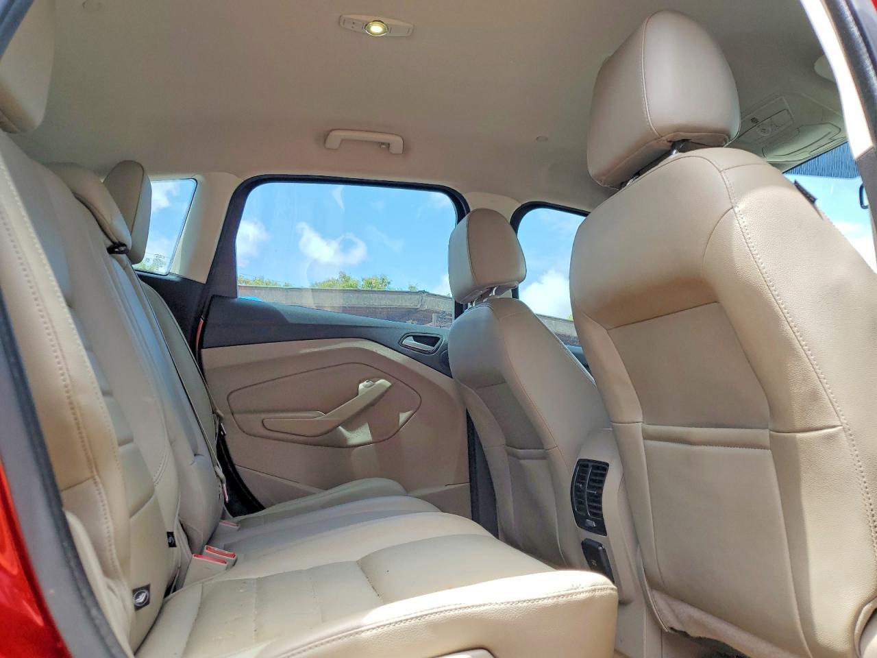2015 Ford C-max Premium Sel Maroon vin: 1FADP5CU2FL101644
