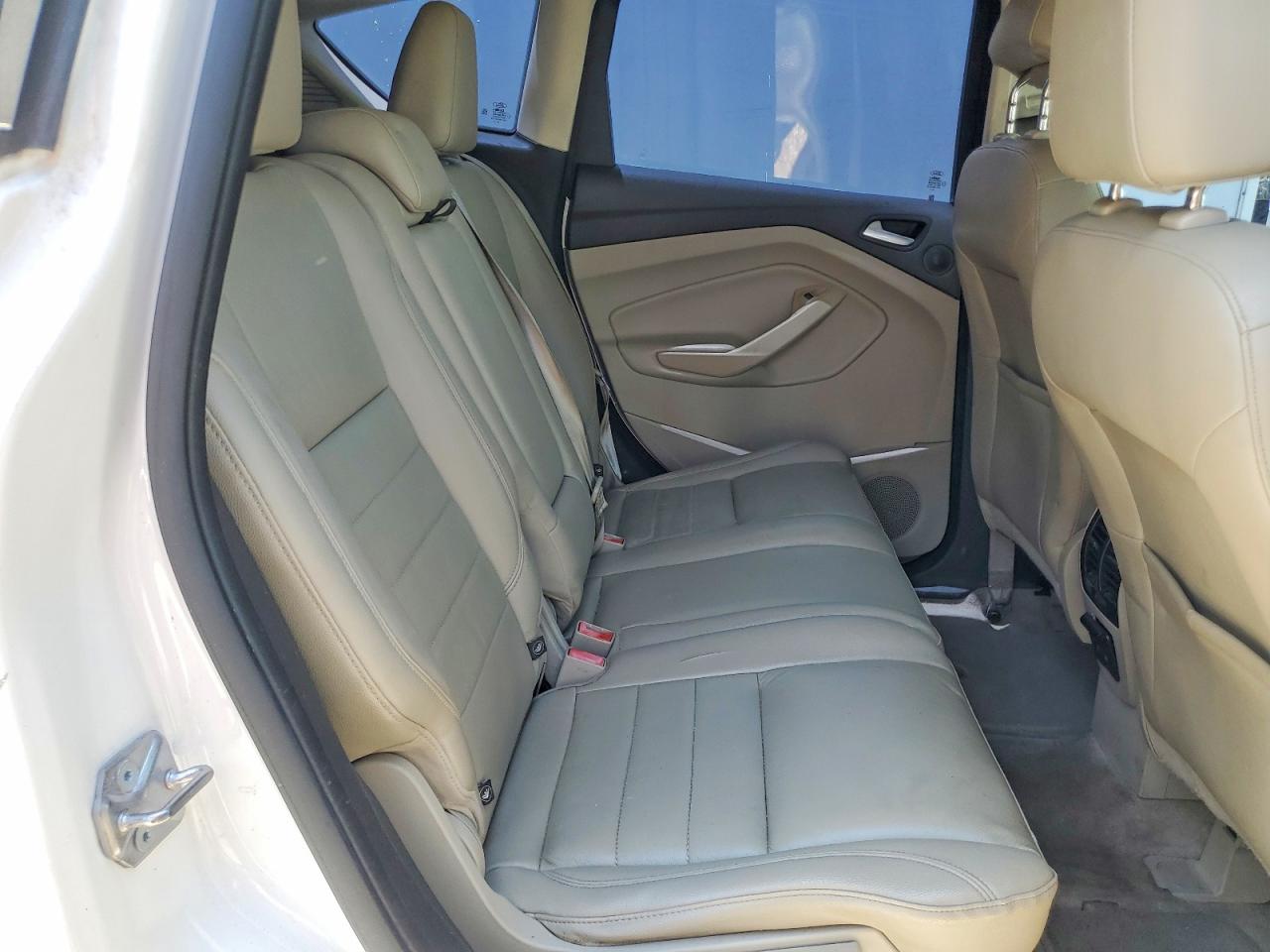 2015 Ford C-max Premium Sel White vin: 1FADP5CU2FL108187