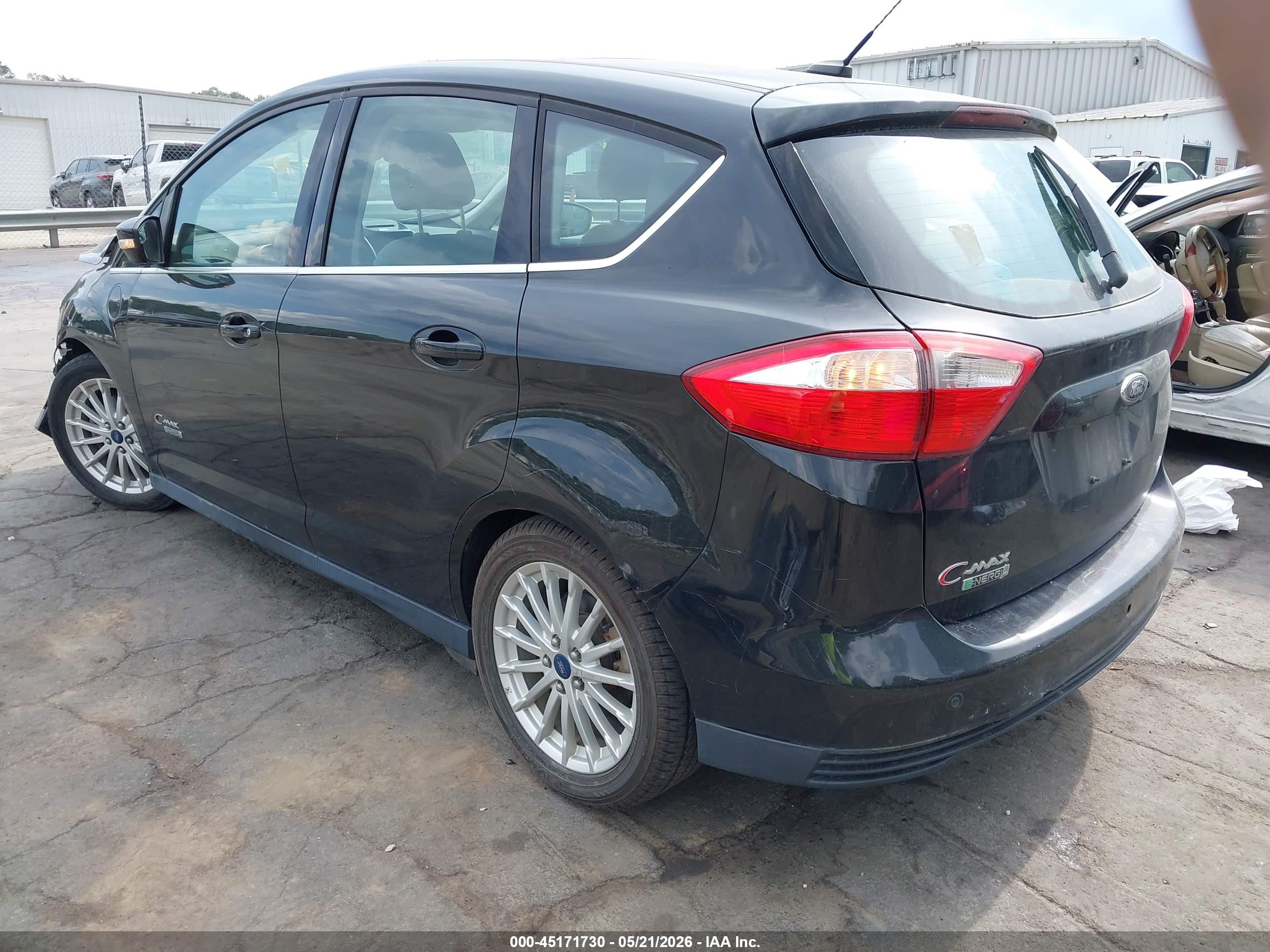 2015 Ford C-max Energi Sel Black vin: 1FADP5CU2FL109081