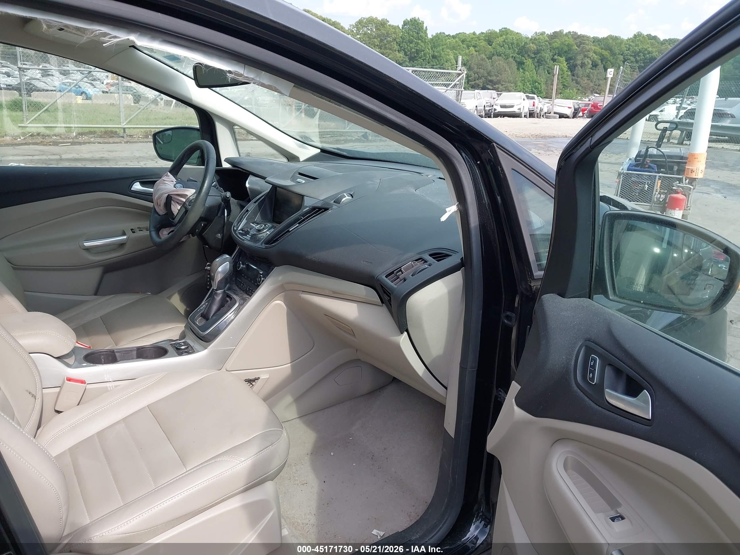2015 Ford C-max Energi Sel Black vin: 1FADP5CU2FL109081