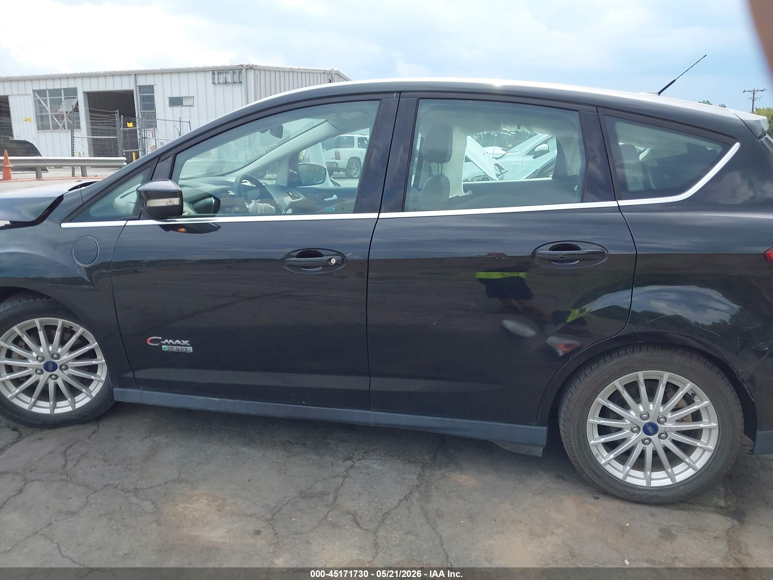 2015 Ford C-max Energi Sel Black vin: 1FADP5CU2FL109081