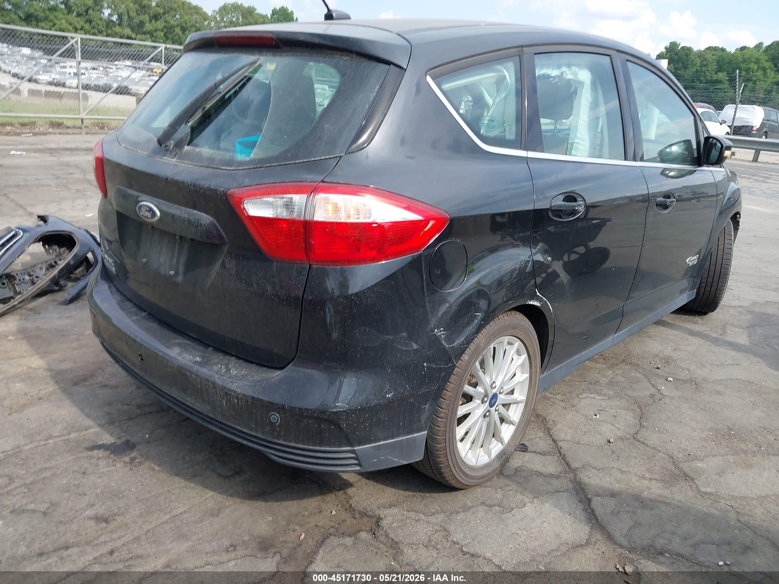 2015 Ford C-max Energi Sel Black vin: 1FADP5CU2FL109081