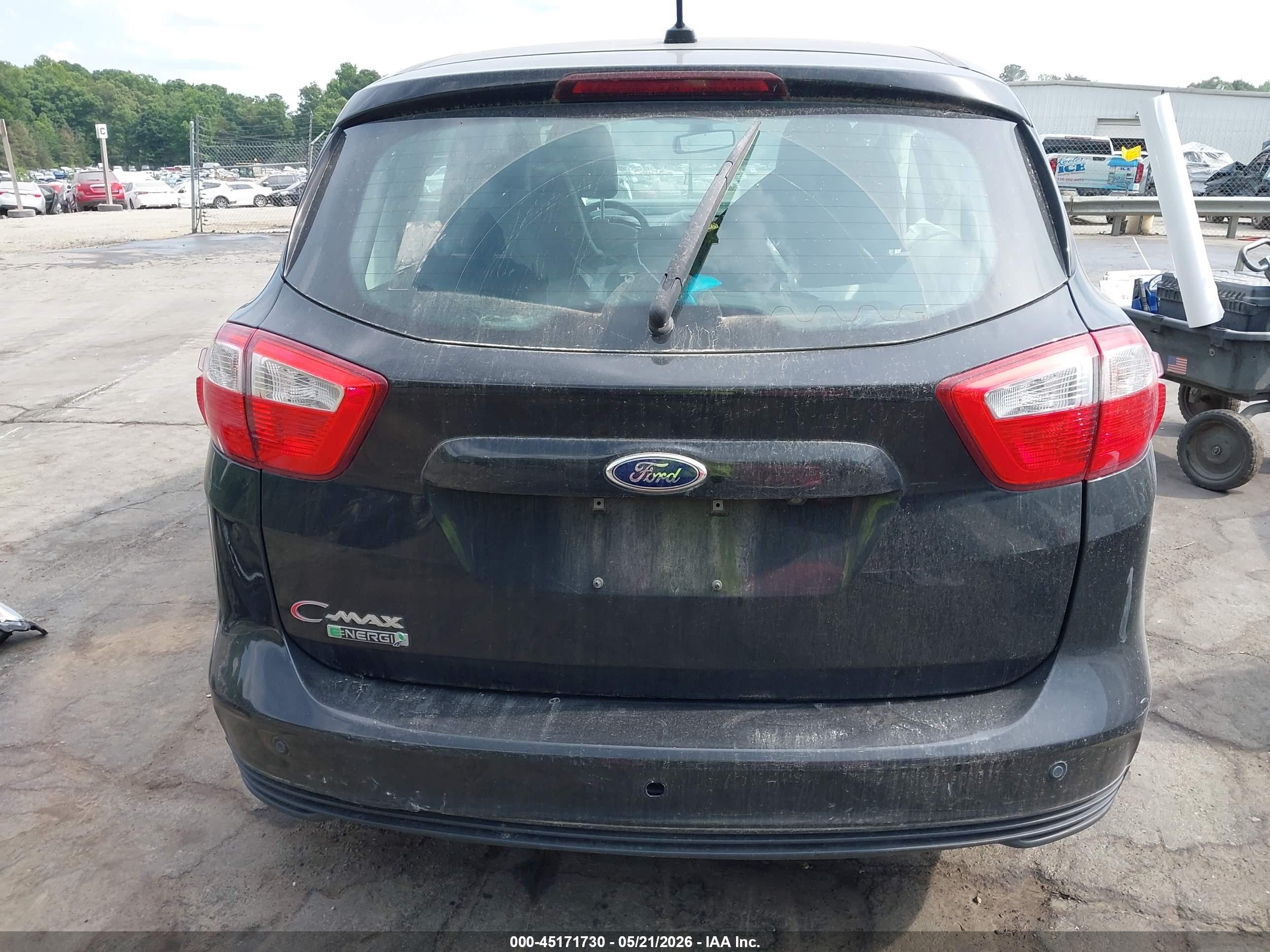 2015 Ford C-max Energi Sel Black vin: 1FADP5CU2FL109081