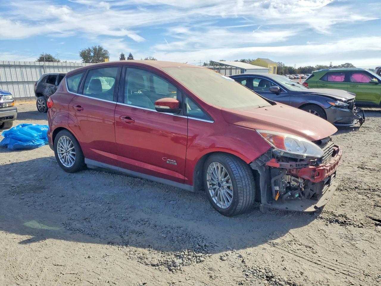 2015 Ford C-max Premium Sel Красный vin: 1FADP5CU2FL112255