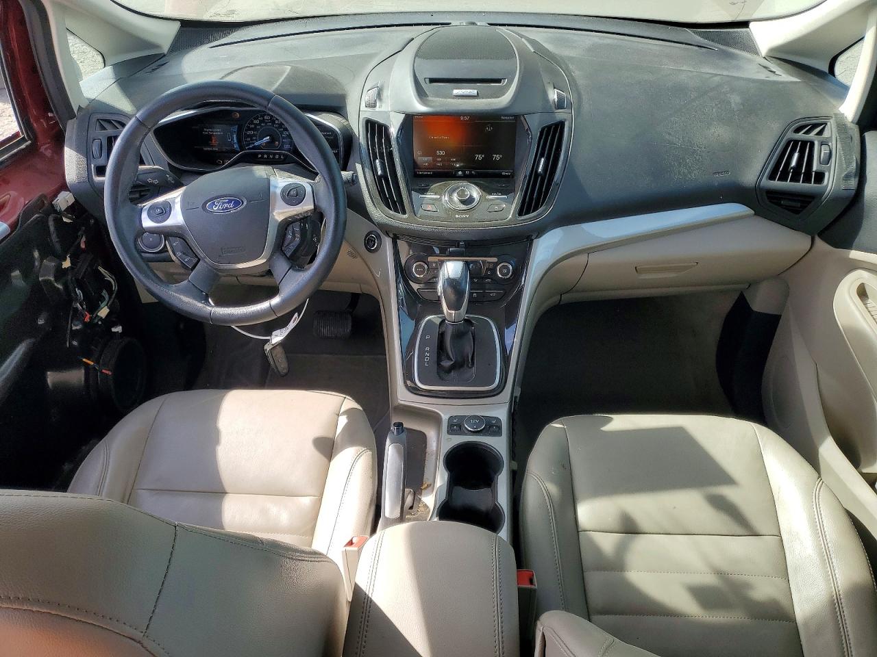 2015 Ford C-max Premium Sel Красный vin: 1FADP5CU2FL112255