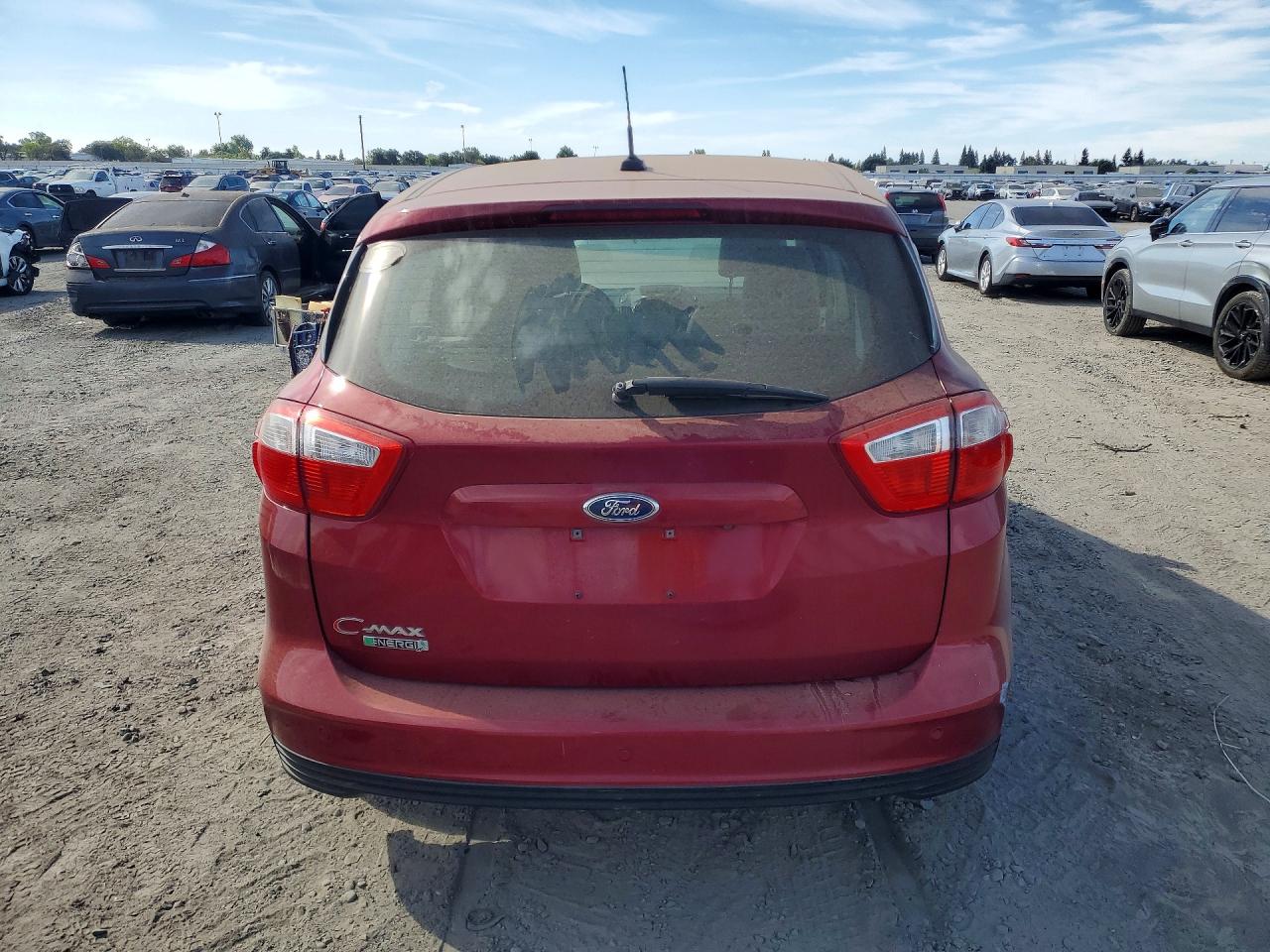 2015 Ford C-max Premium Sel Красный vin: 1FADP5CU2FL112255