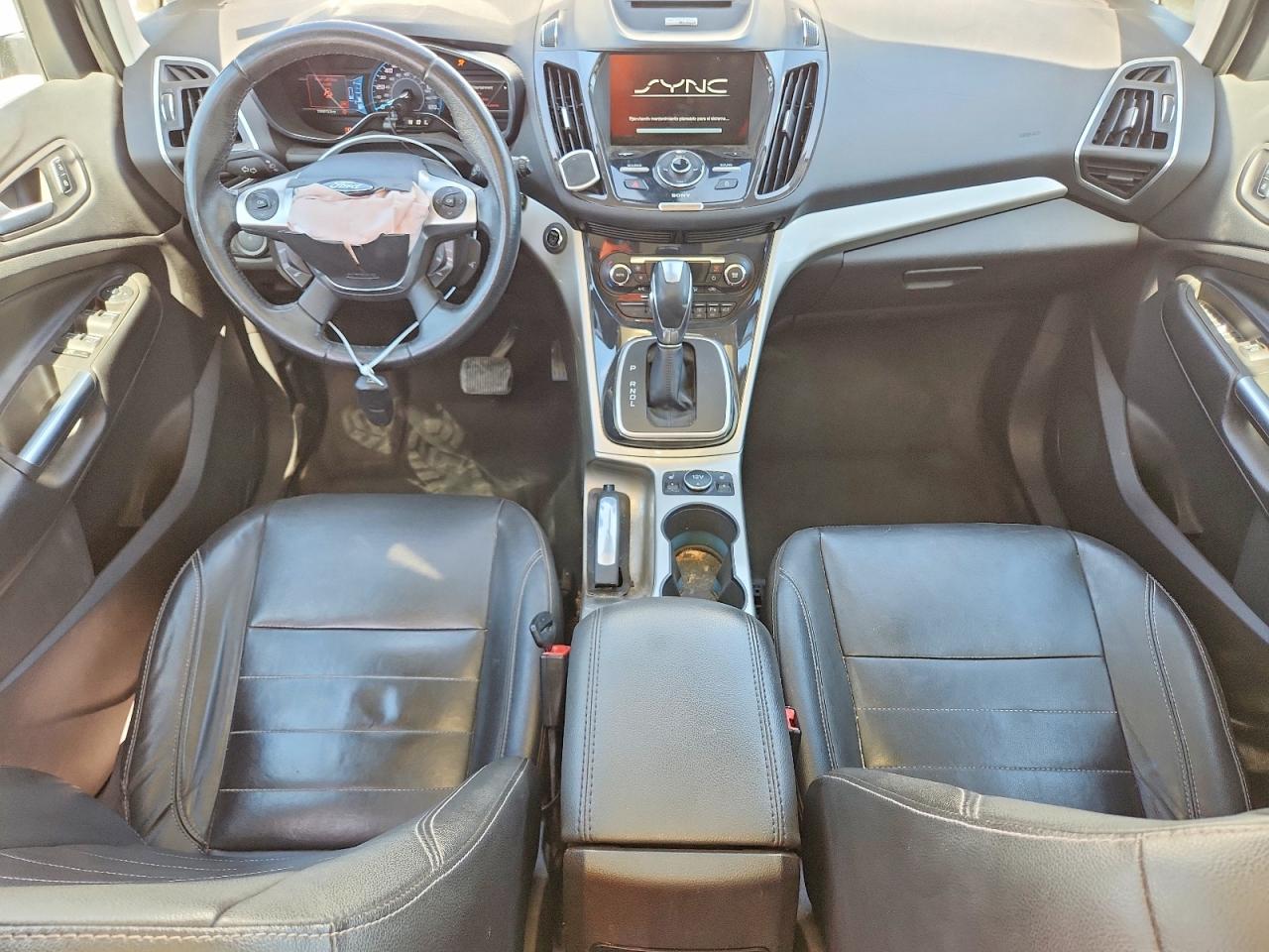 2013 Ford C-max Premium White vin: 1FADP5CU3DL536623
