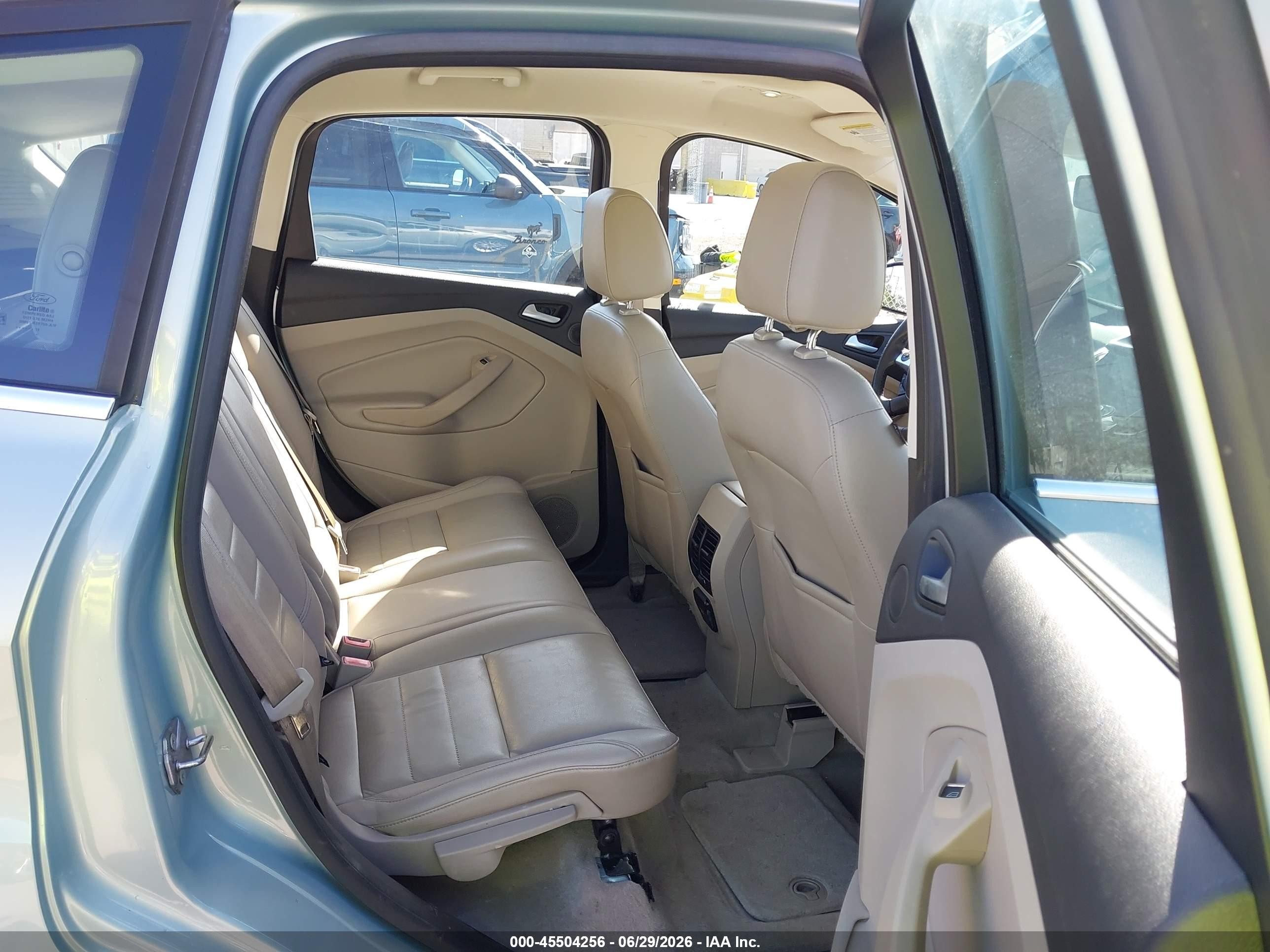 2013 Ford C-max Energi Sel Light Blue vin: 1FADP5CU3DL536640