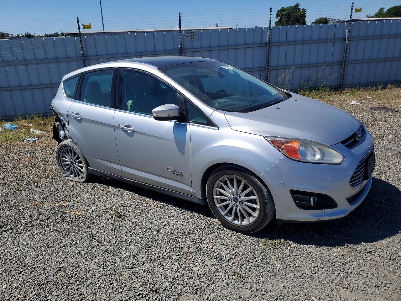 2013 Ford C-max Premium Silver vin: 1FADP5CU3DL554085