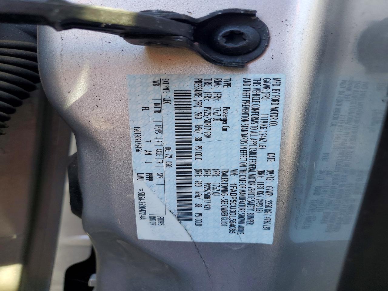 2013 Ford C-max Premium Silver vin: 1FADP5CU3DL554085