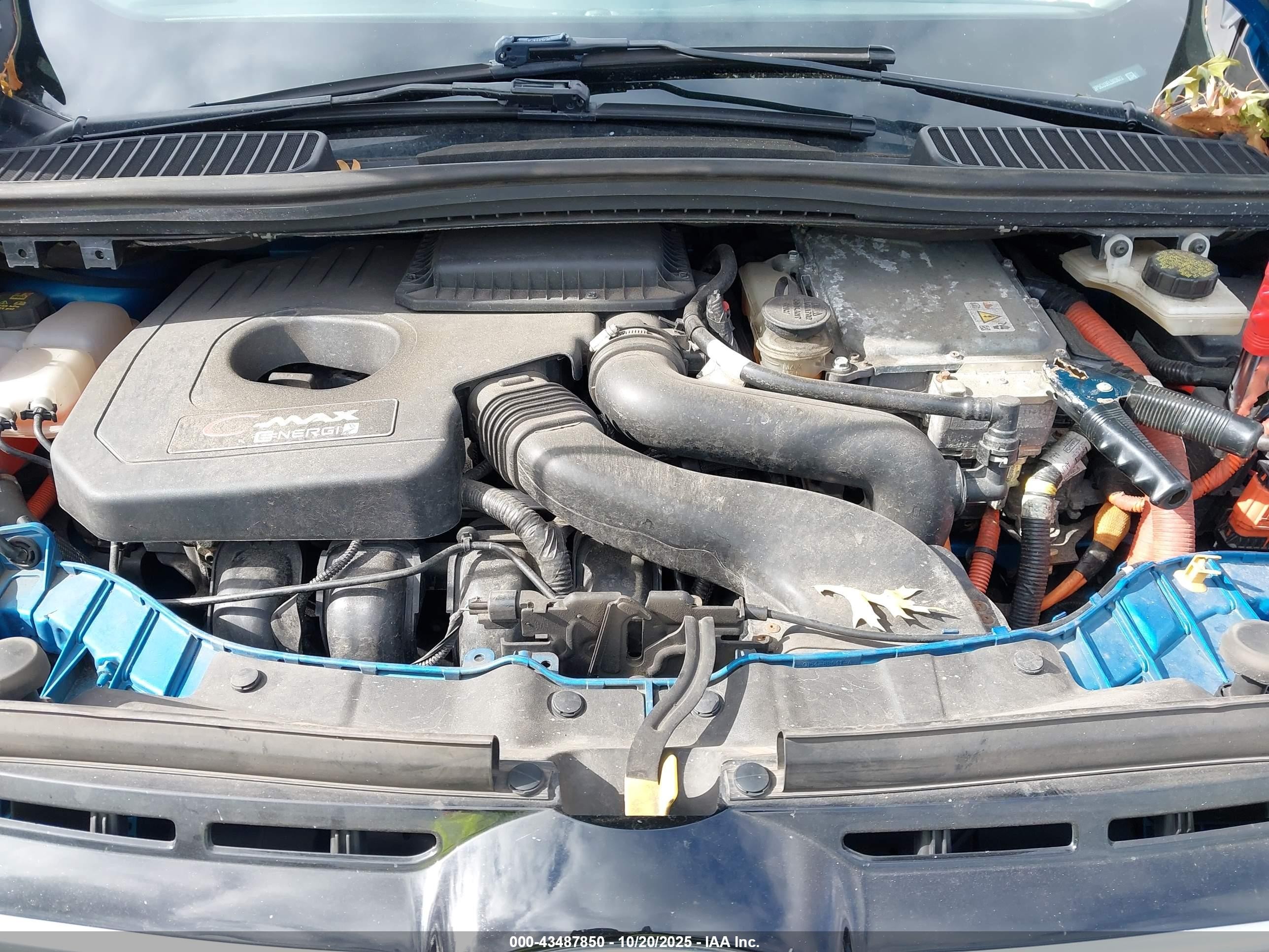 2014 Ford C-max Energi Sel Blue vin: 1FADP5CU3EL503672